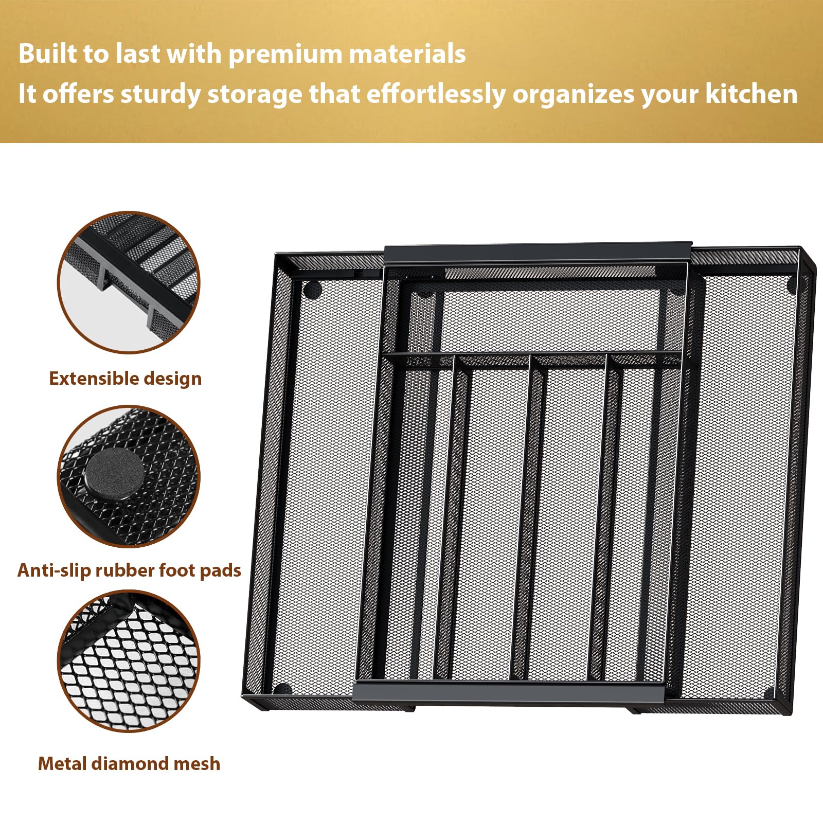 expandable silverware tray
