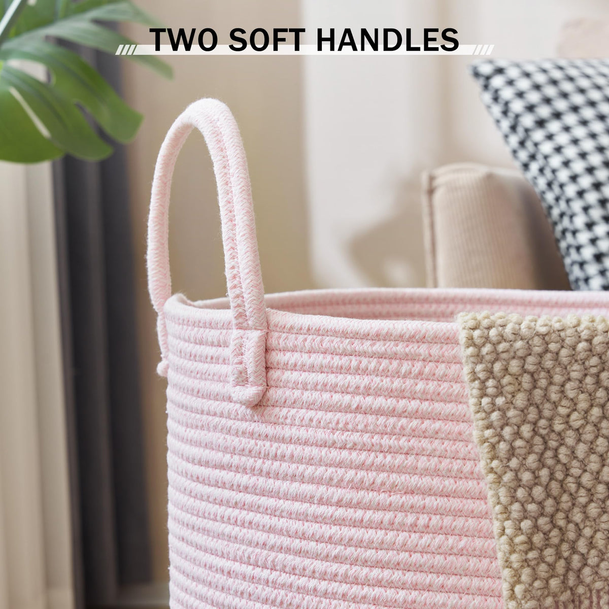 Cotton Rope Laundry Hamper Basket - ModHome Supplies