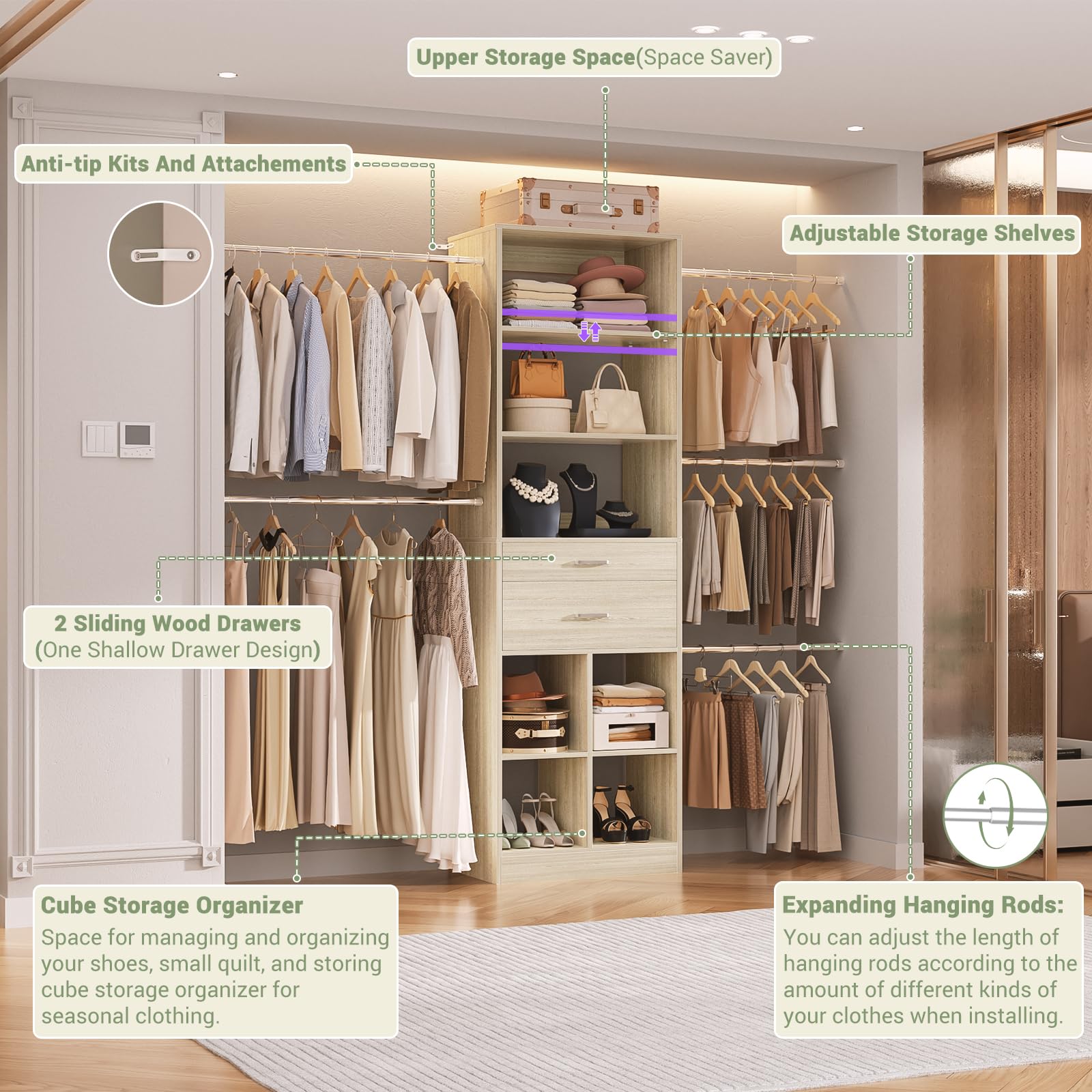 Closet System (8 Foot)