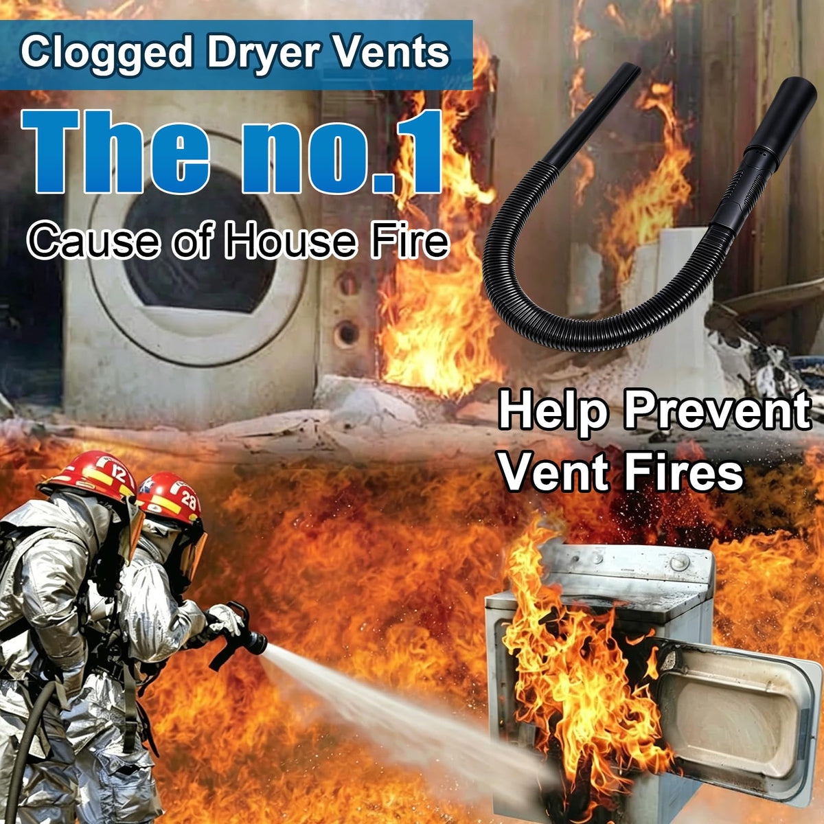 3 Pieces Dryer Vent Cleaner Kit (16 Ounce)