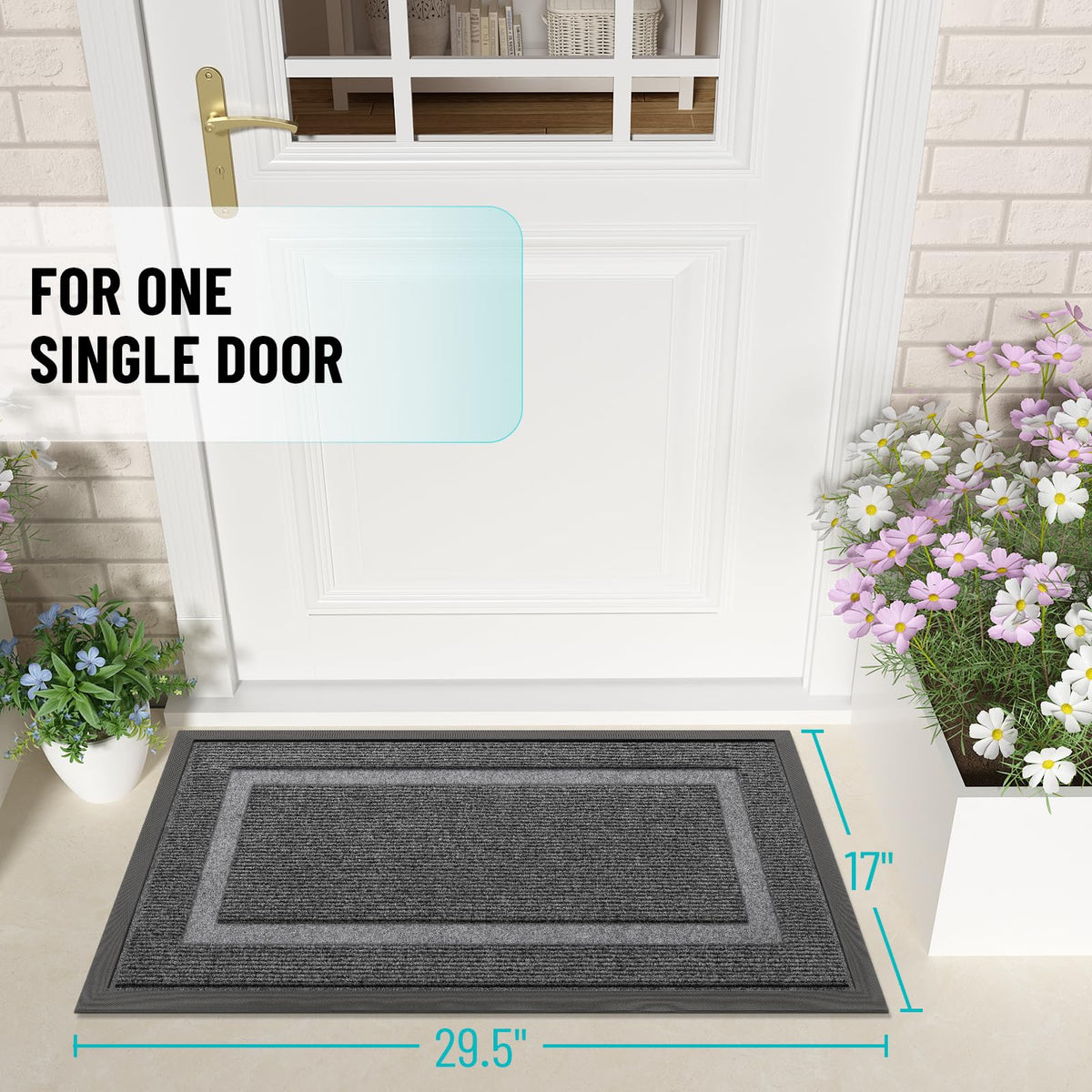 Front Door Mat Outside 29.5x17