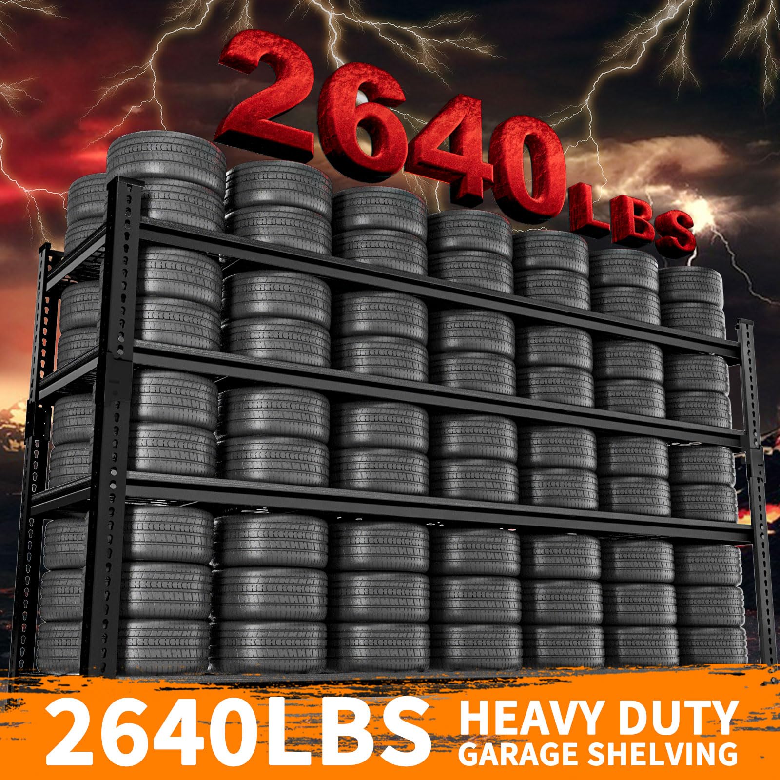 Storage Shelves Heavy Duty 3 PCS (3 Count)