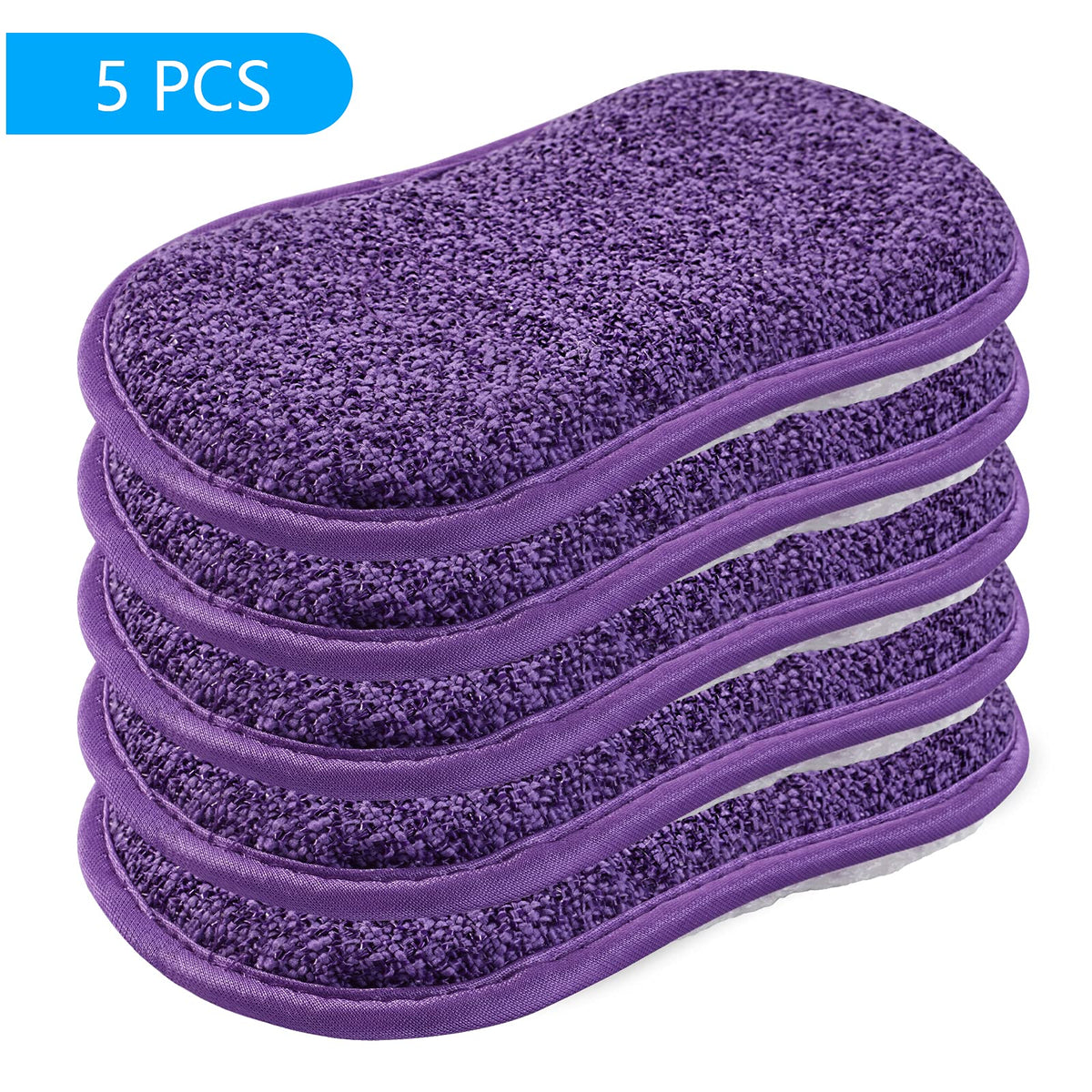 Kitchen Dish Sponge Scrubber Non Scratch (5 Count)