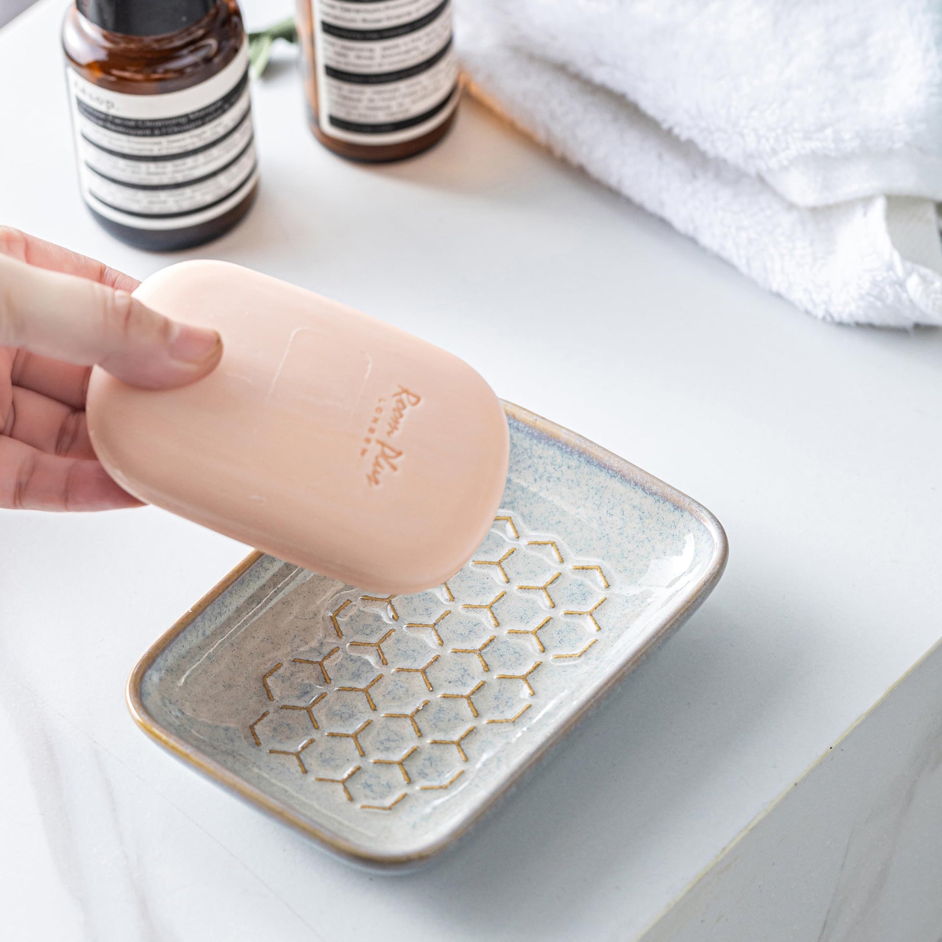 Ceramic Soap Dish for Shower