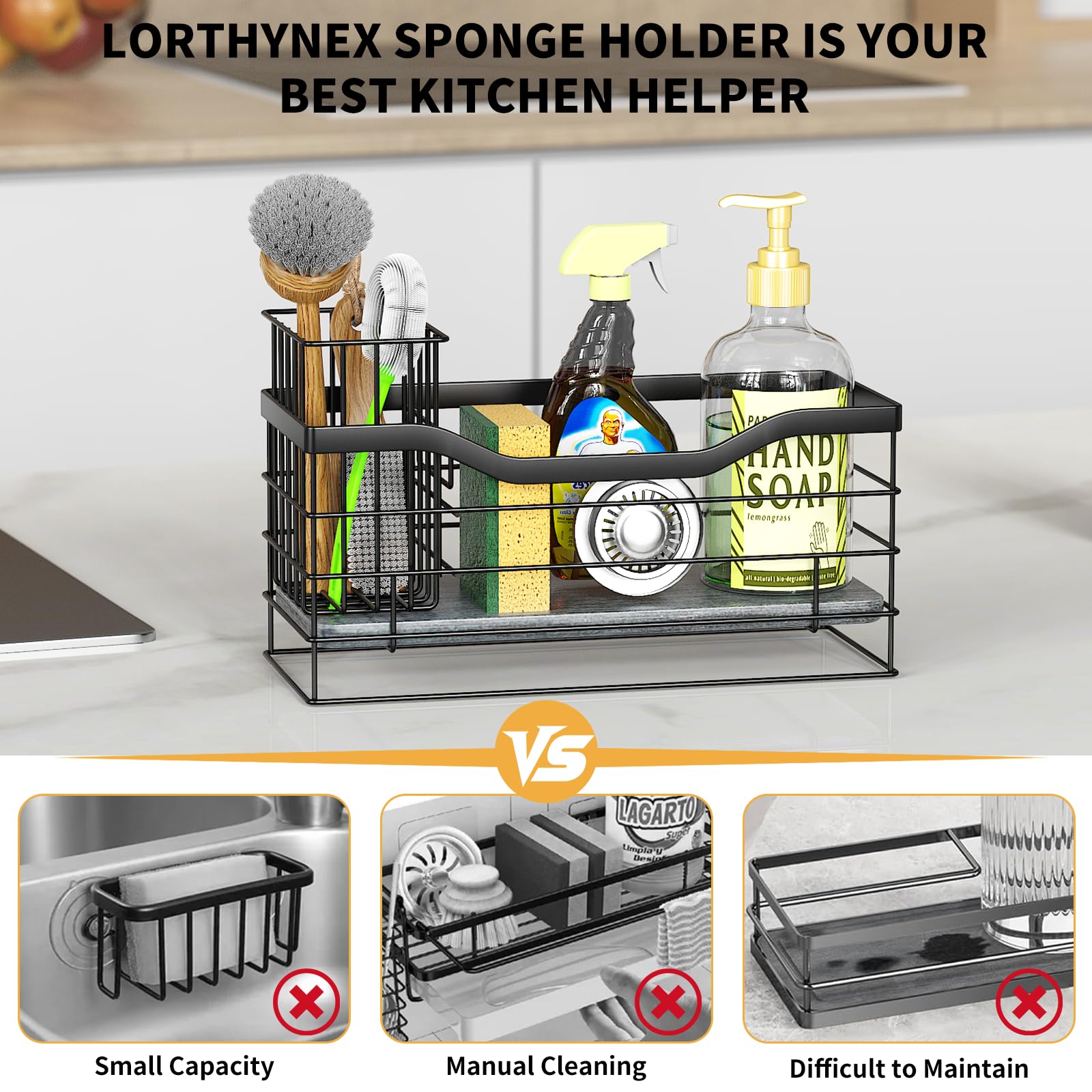 SUS304 Stainless Steel Sink Basket
