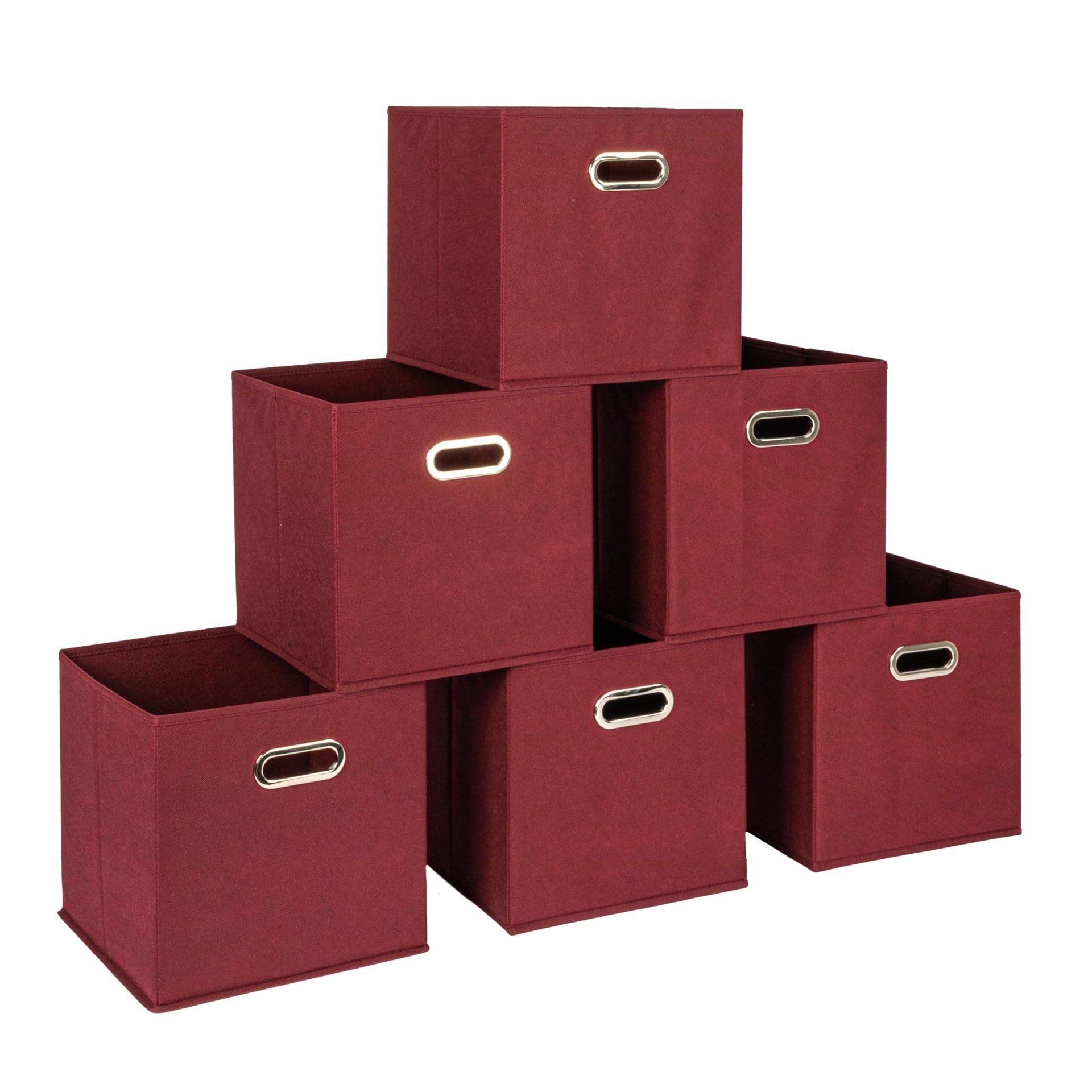 Fabric Storage Bins 6 Piece Set