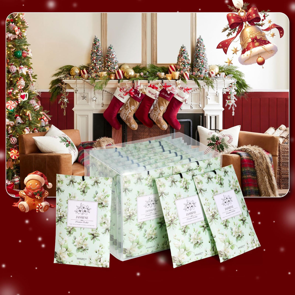 20Pcs Jasmine Scented Sachets (20 Count)