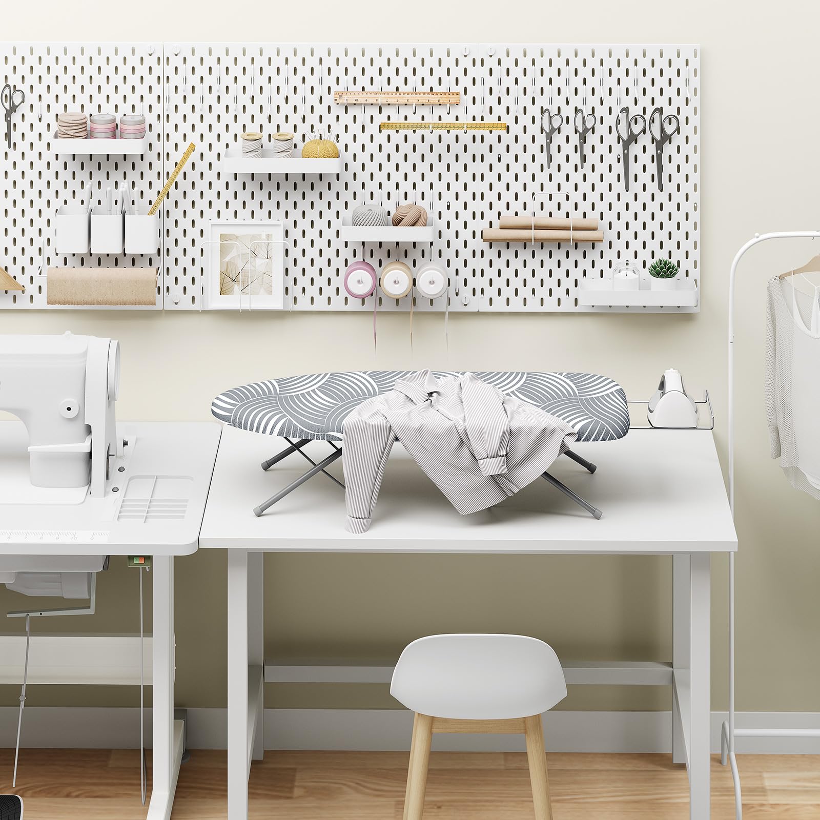 Small Ironing Board with Iron Rest