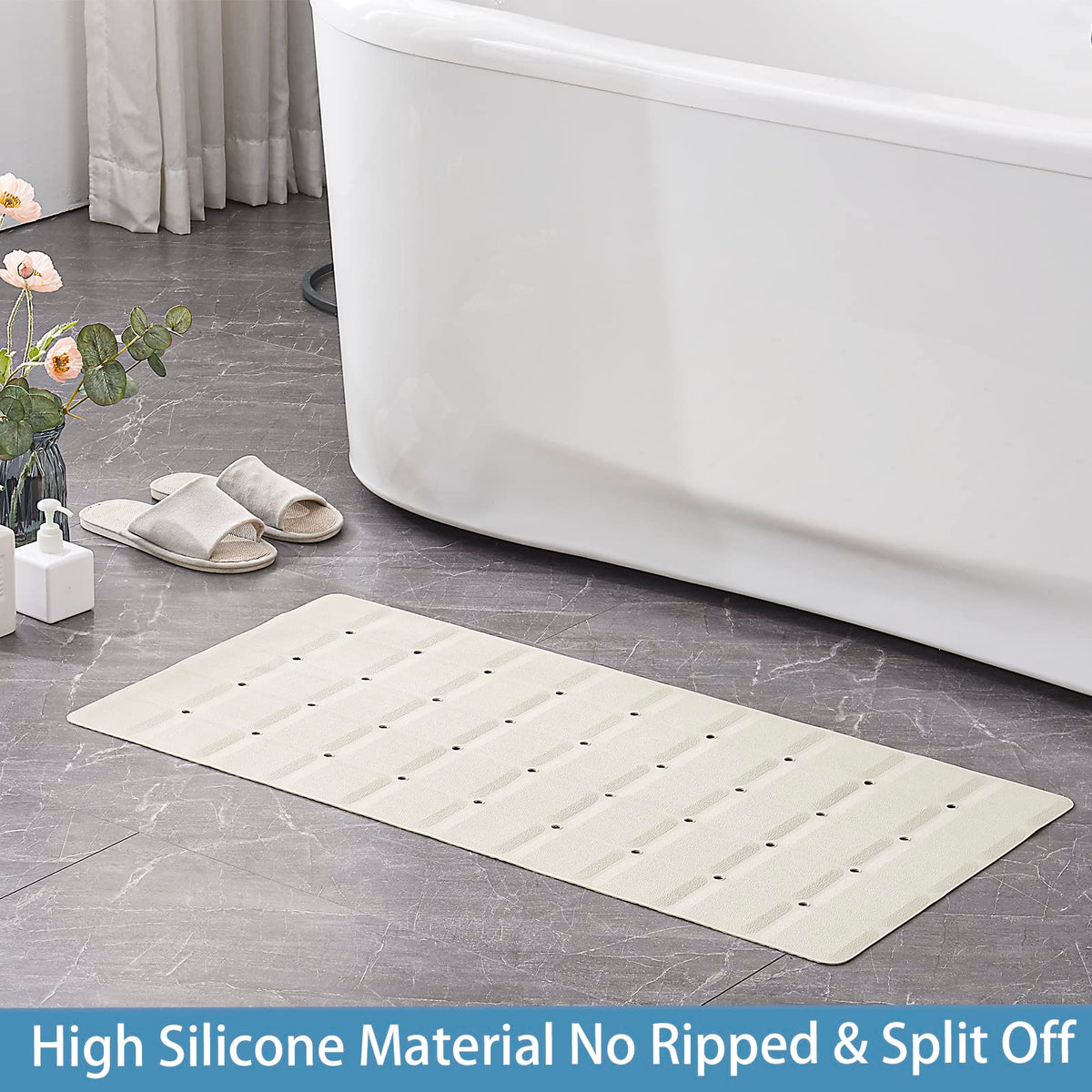 Foldable Silicone Bathtub Mat