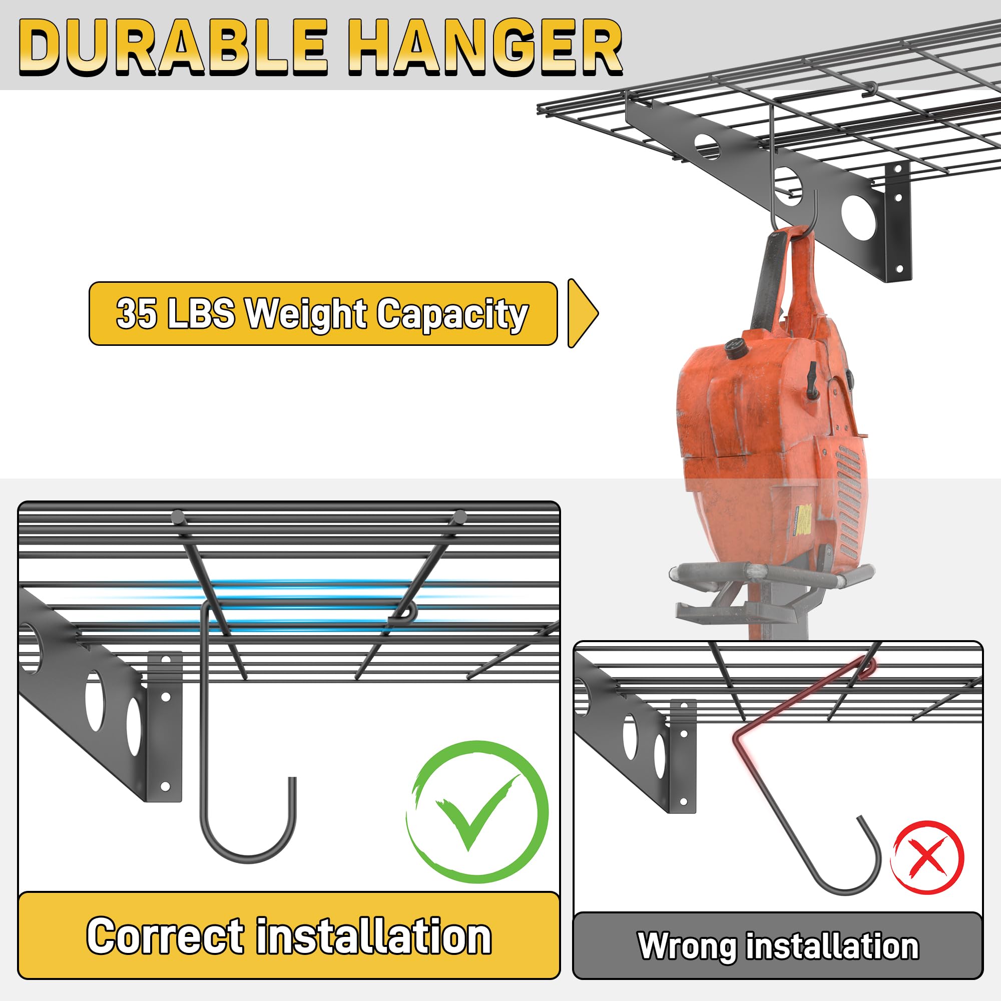 Garage Wall Shelves (2 Count)