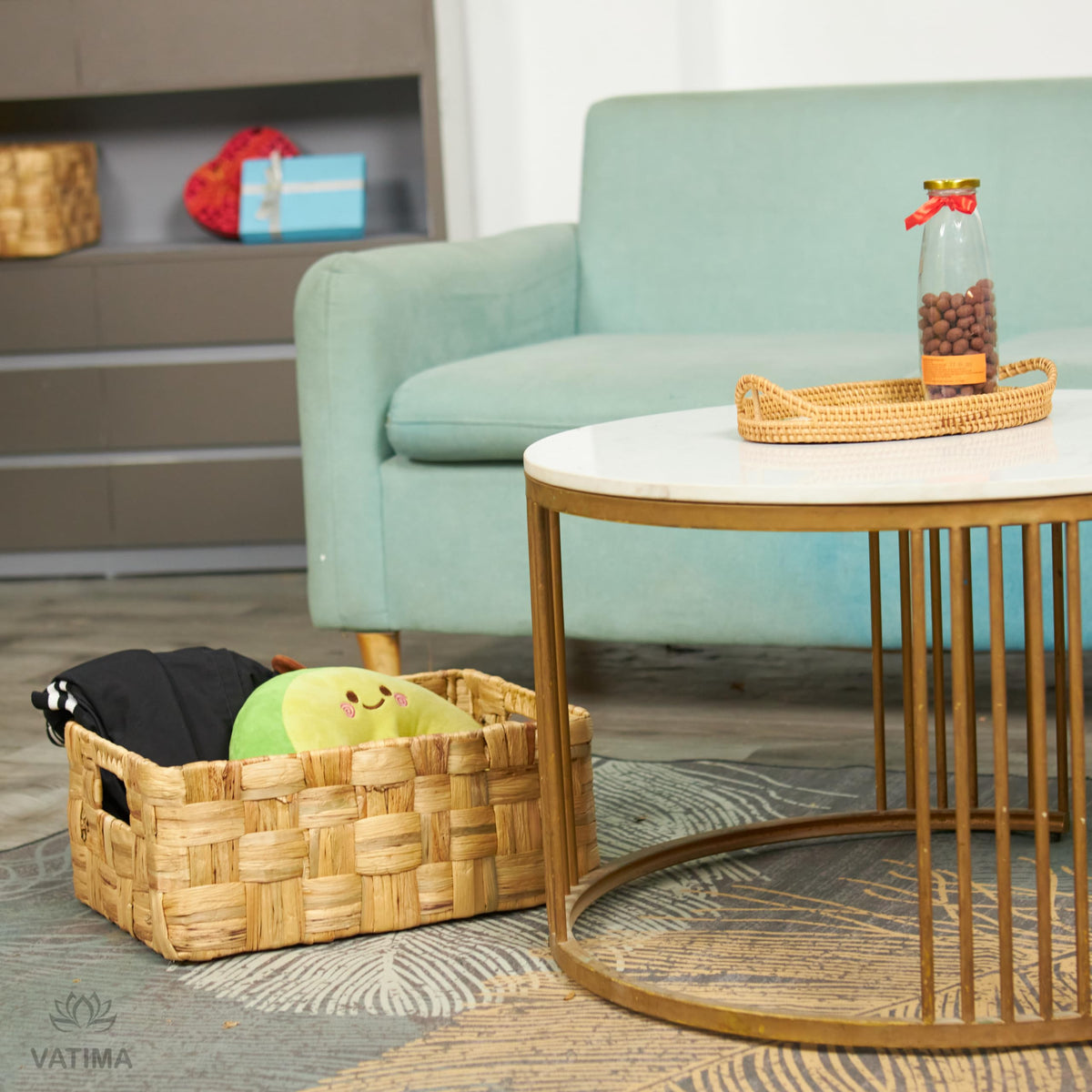 Jumbo Wicker Storage Basket