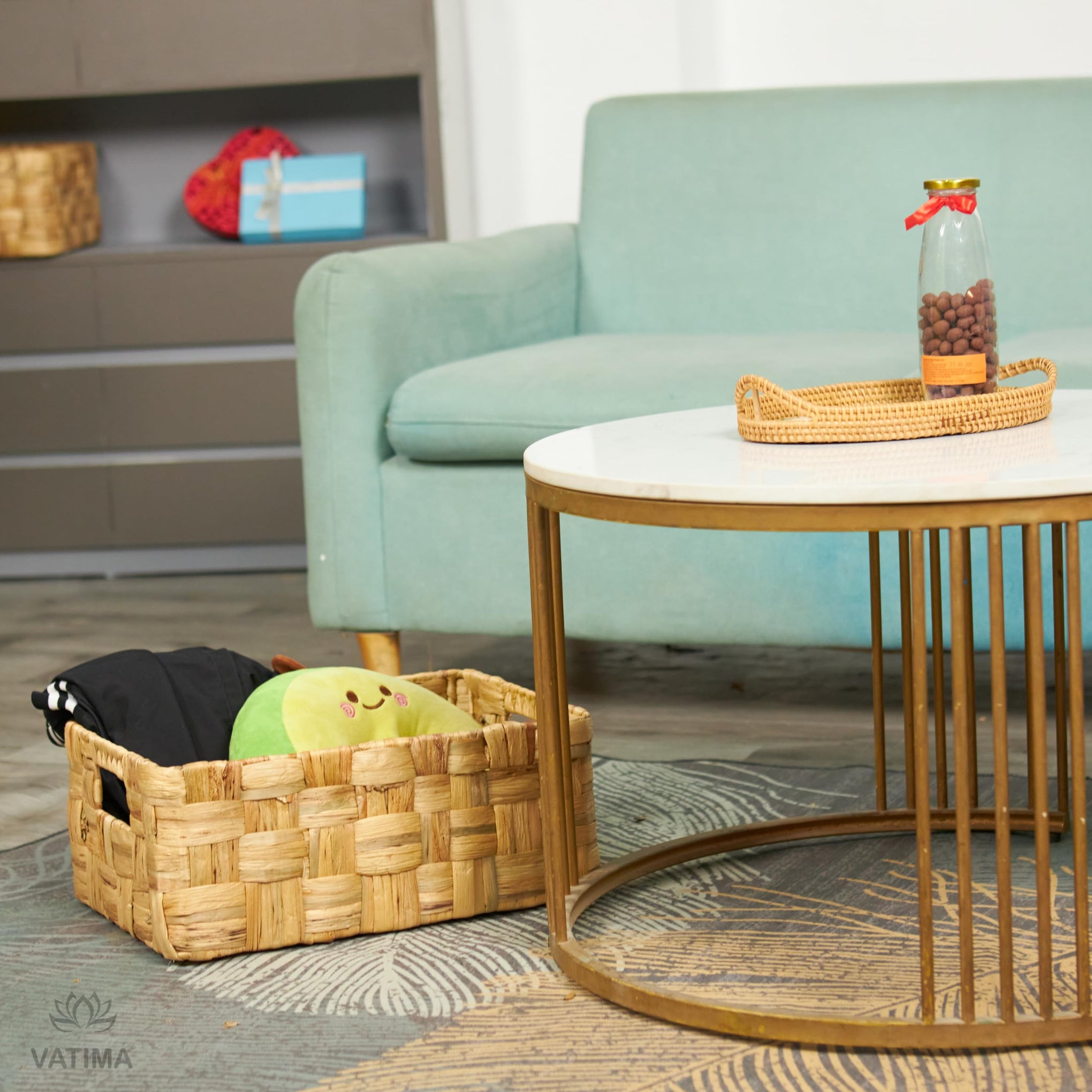 Jumbo Wicker Storage Basket