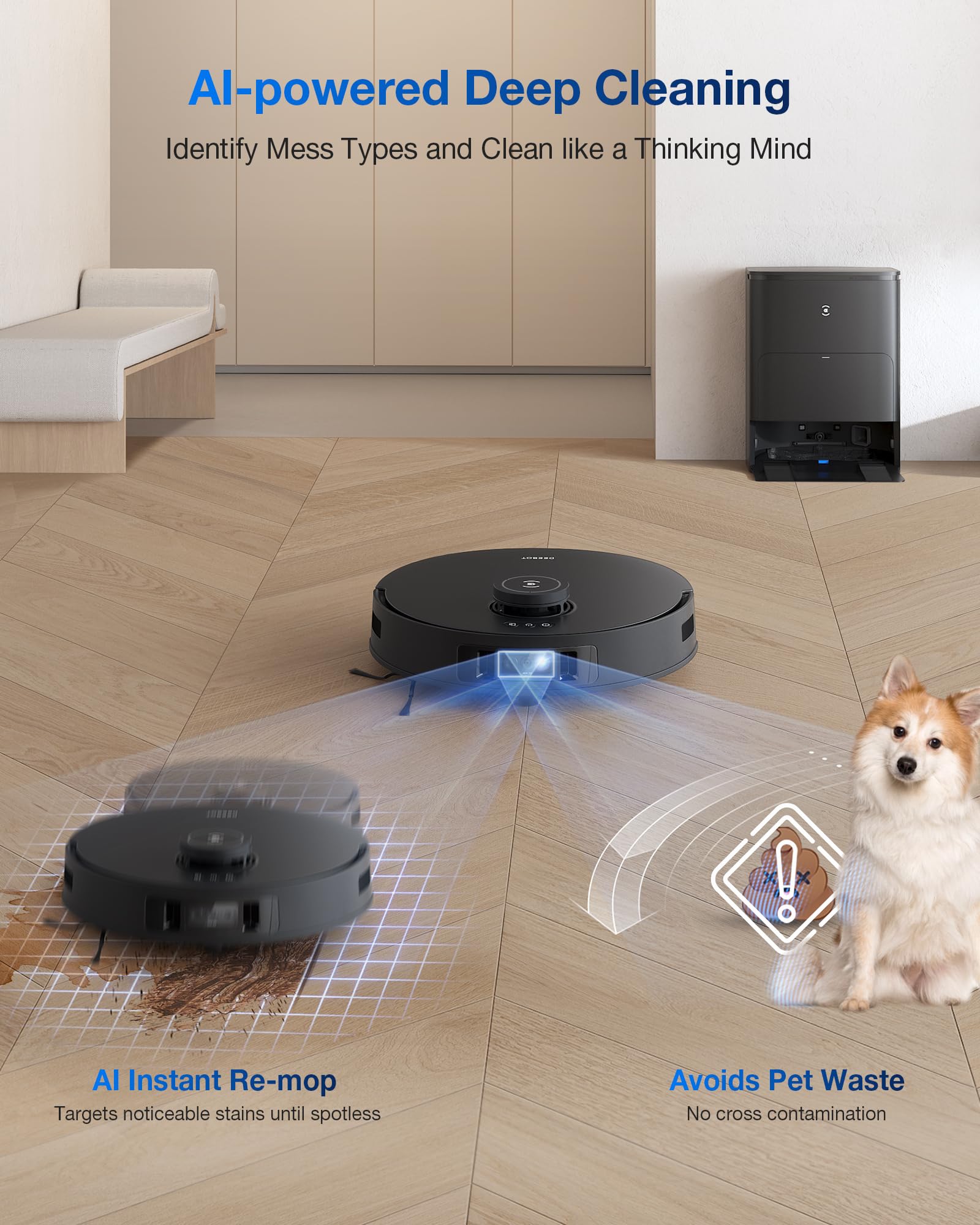 DEEBOT T30S Robot Vacuum and Mop
