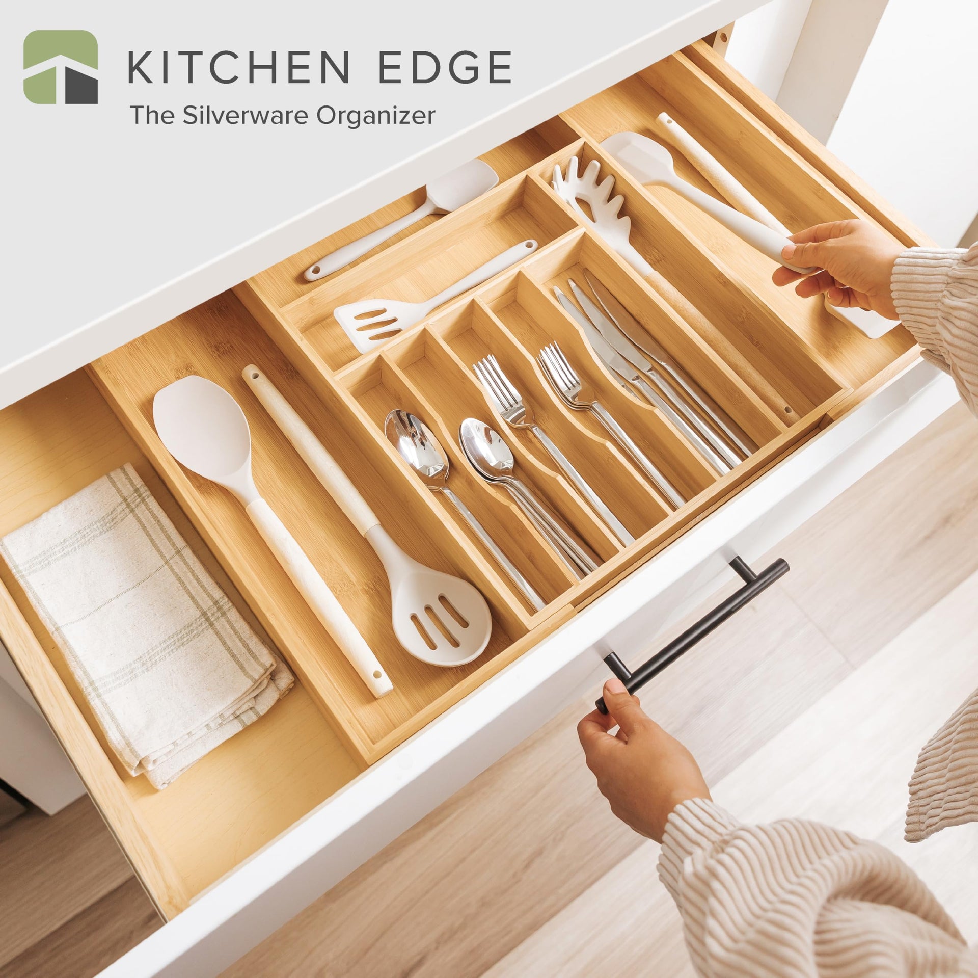 Silverware & Utensil Drawer Organizer