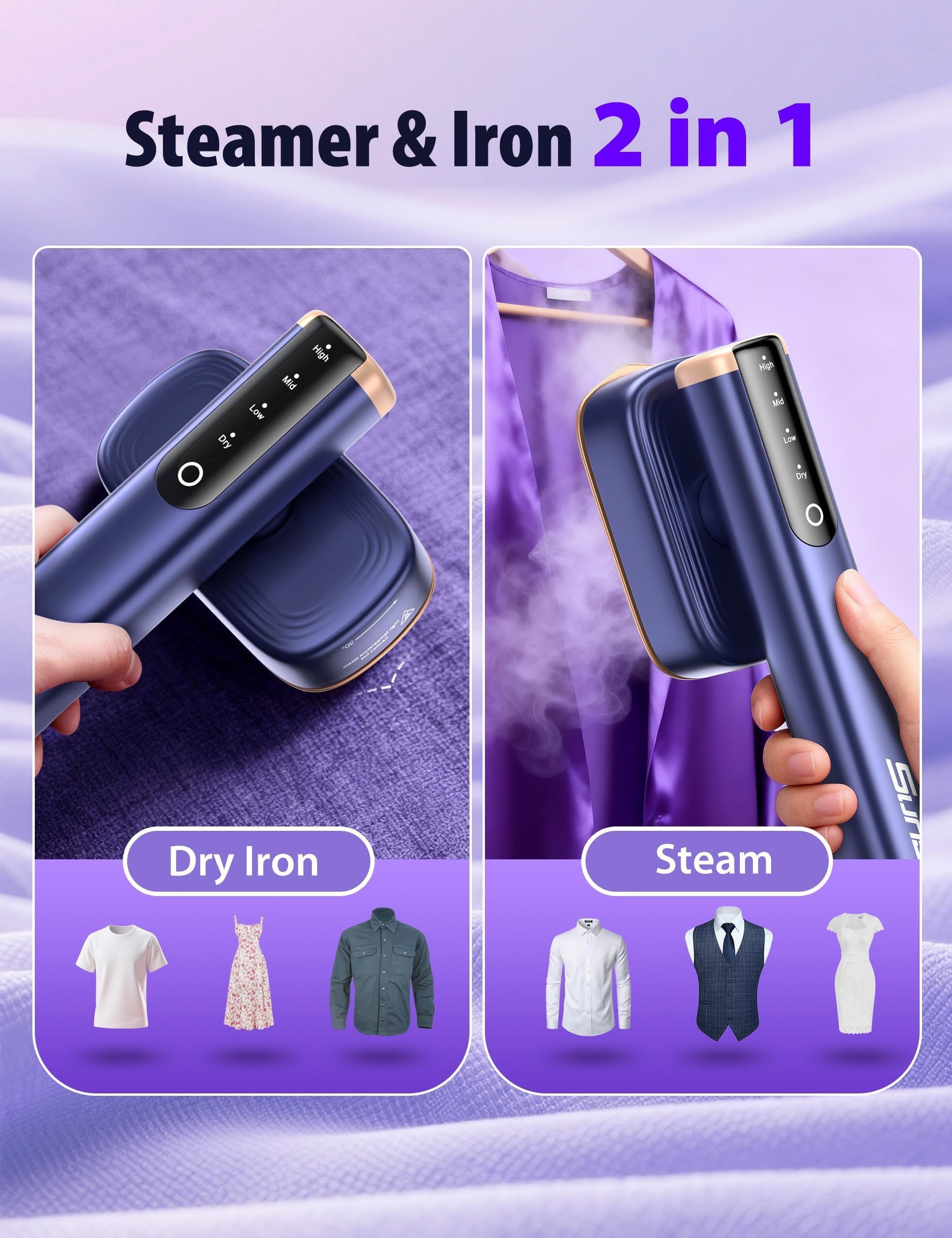 Steamer for Clothes Portable 2