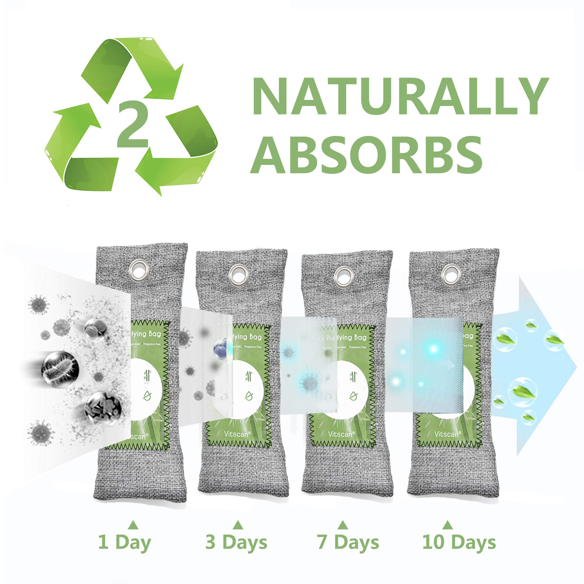 Bamboo Charcoal Air Purifying Bag (42.32 Ounce)
