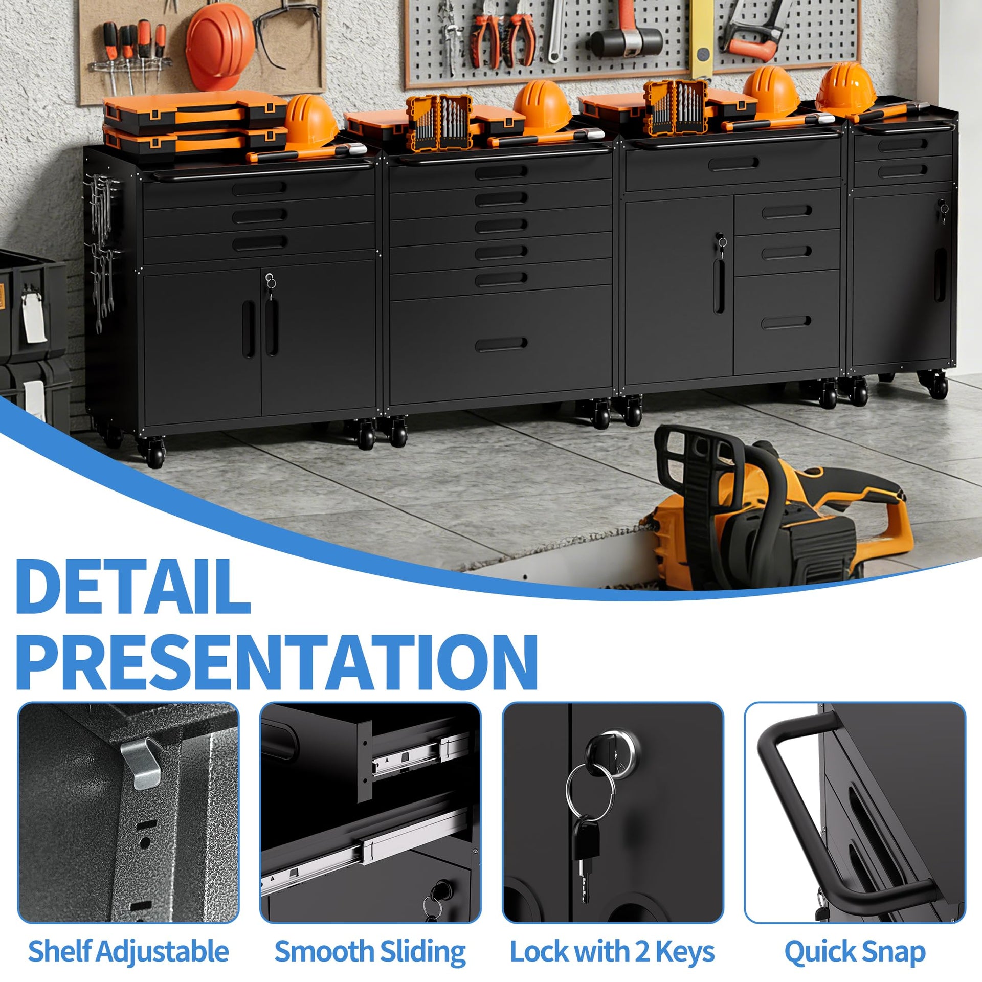 Metal Storage Cabinet for Garage