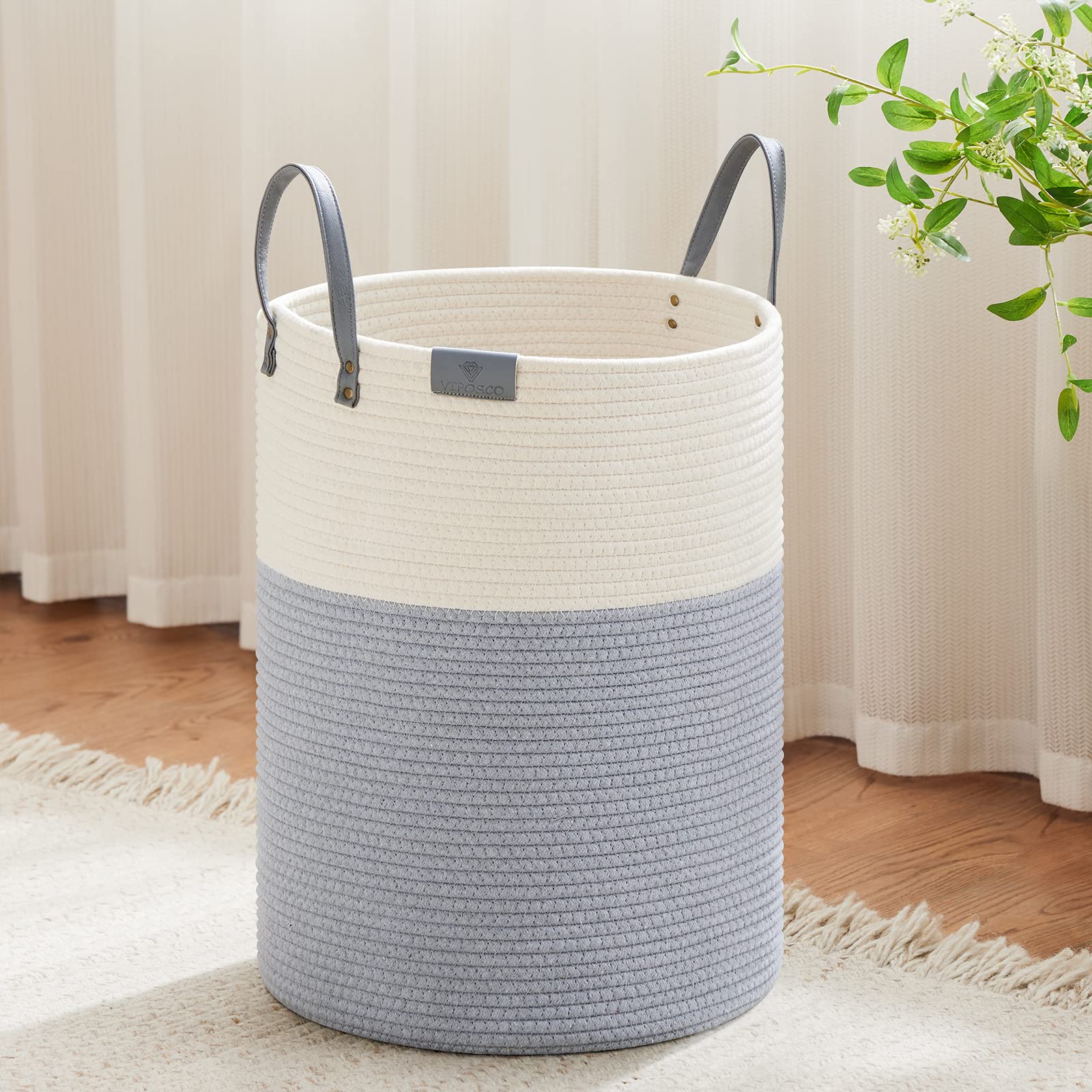 58L Tall Woven Rope Laundry Hamper (1961.2133 Fl Oz) - ModHome Supplies