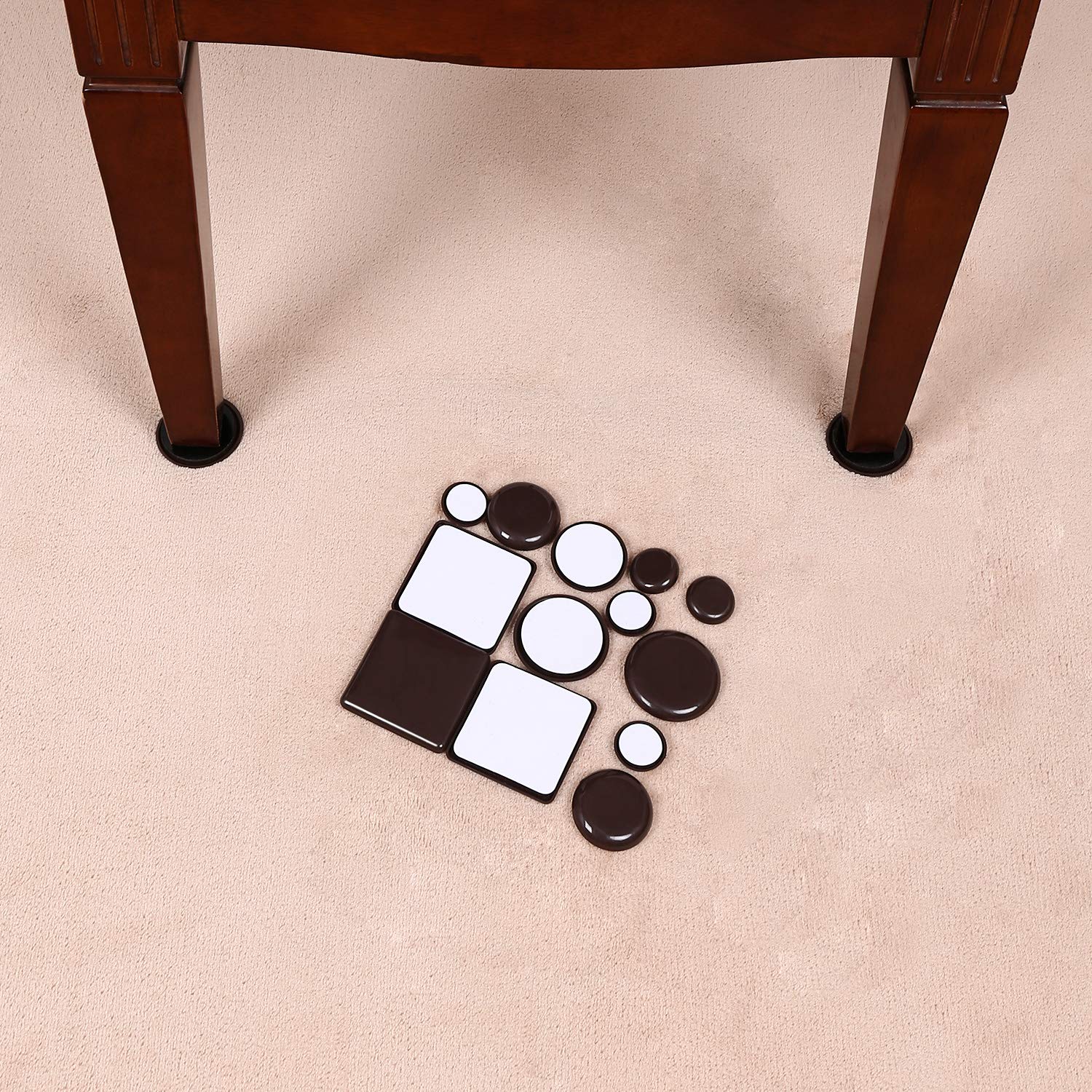 Furniture Sliders for Carpet (16 Count)