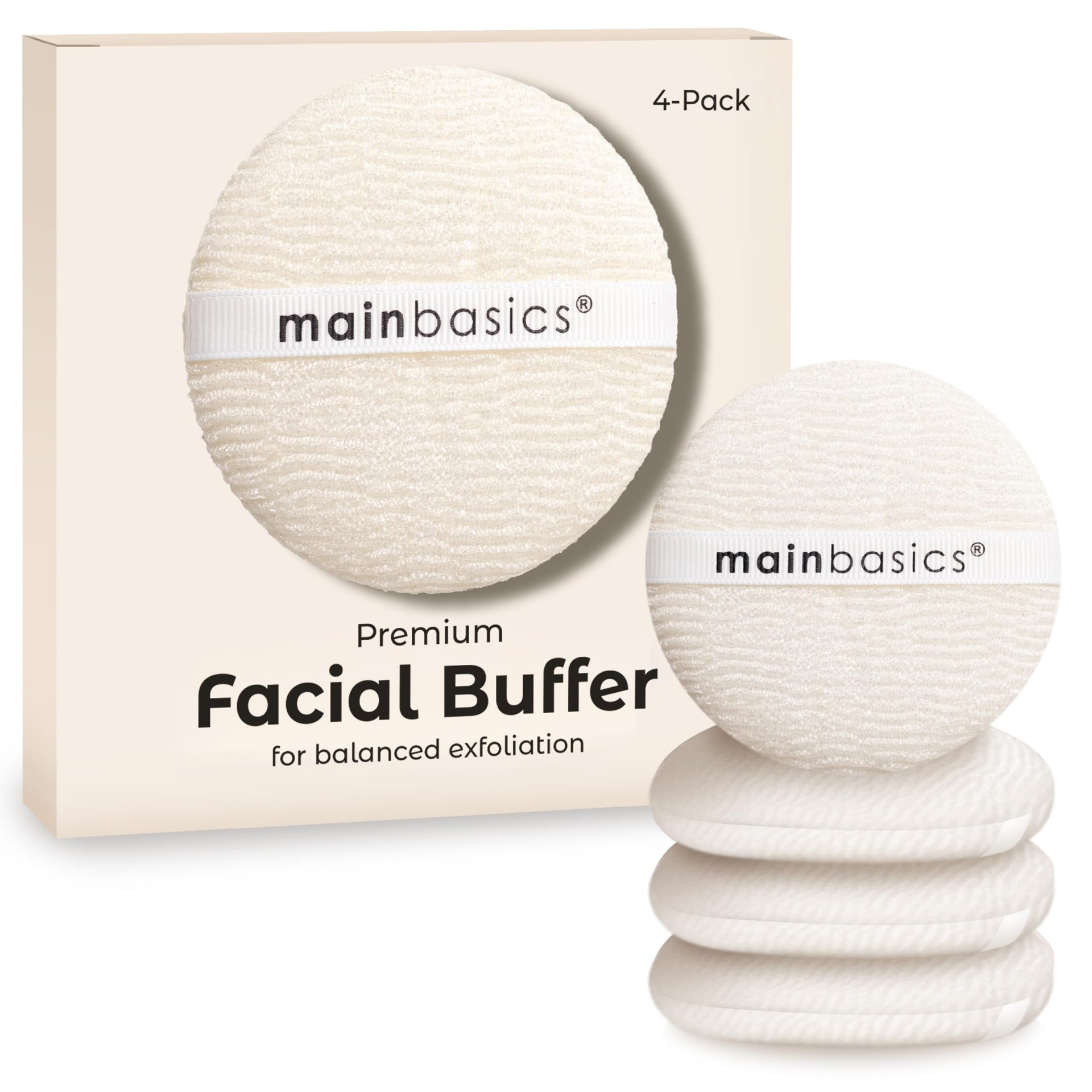 Face Scrubber Exfoliator Pads 4 (4 Count)