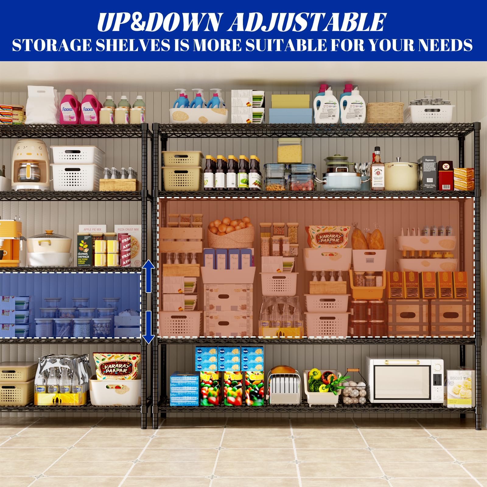 Storage Shelves (5 Count)