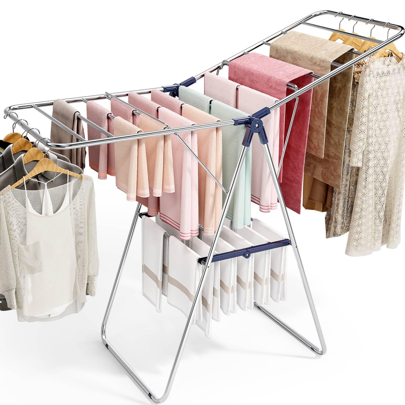 Large Stainless Steel Clothes Drying Rack