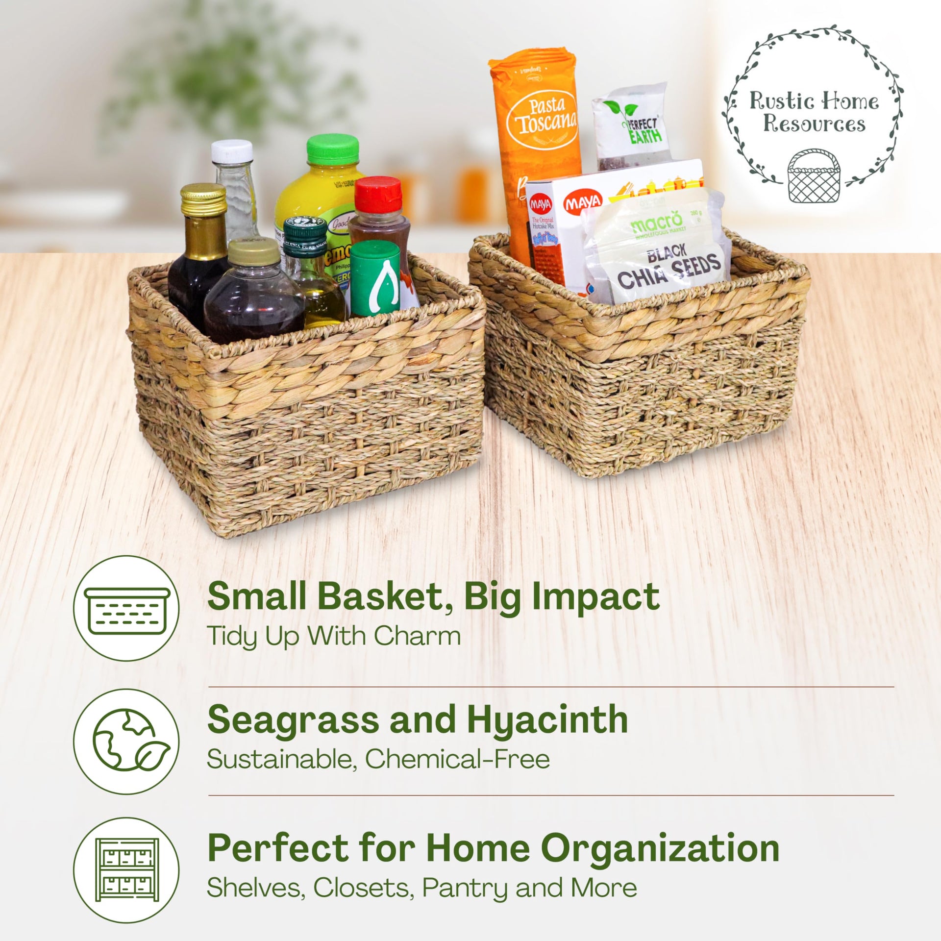Small Wicker Storage Basket
