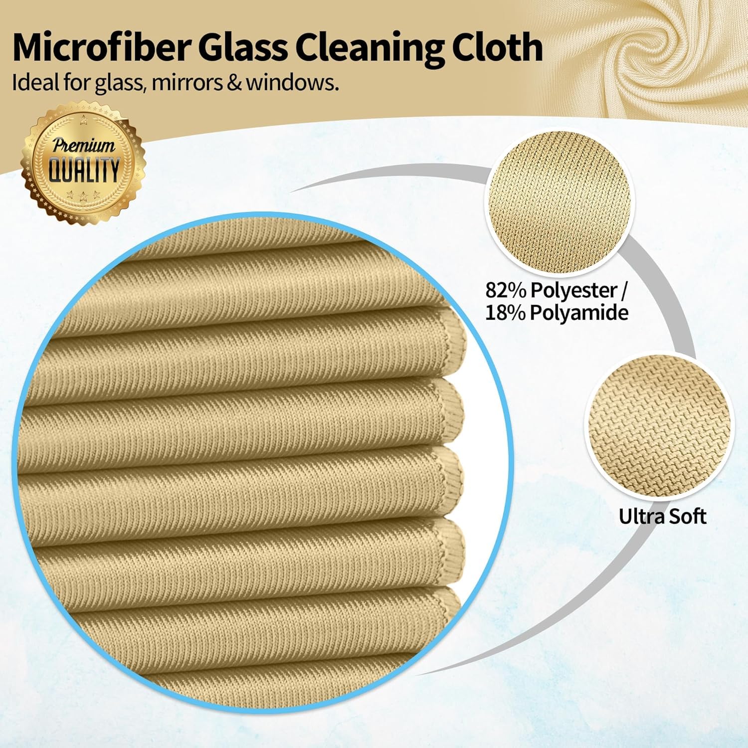 Microfiber Cleaning Cloth (6 Count)
