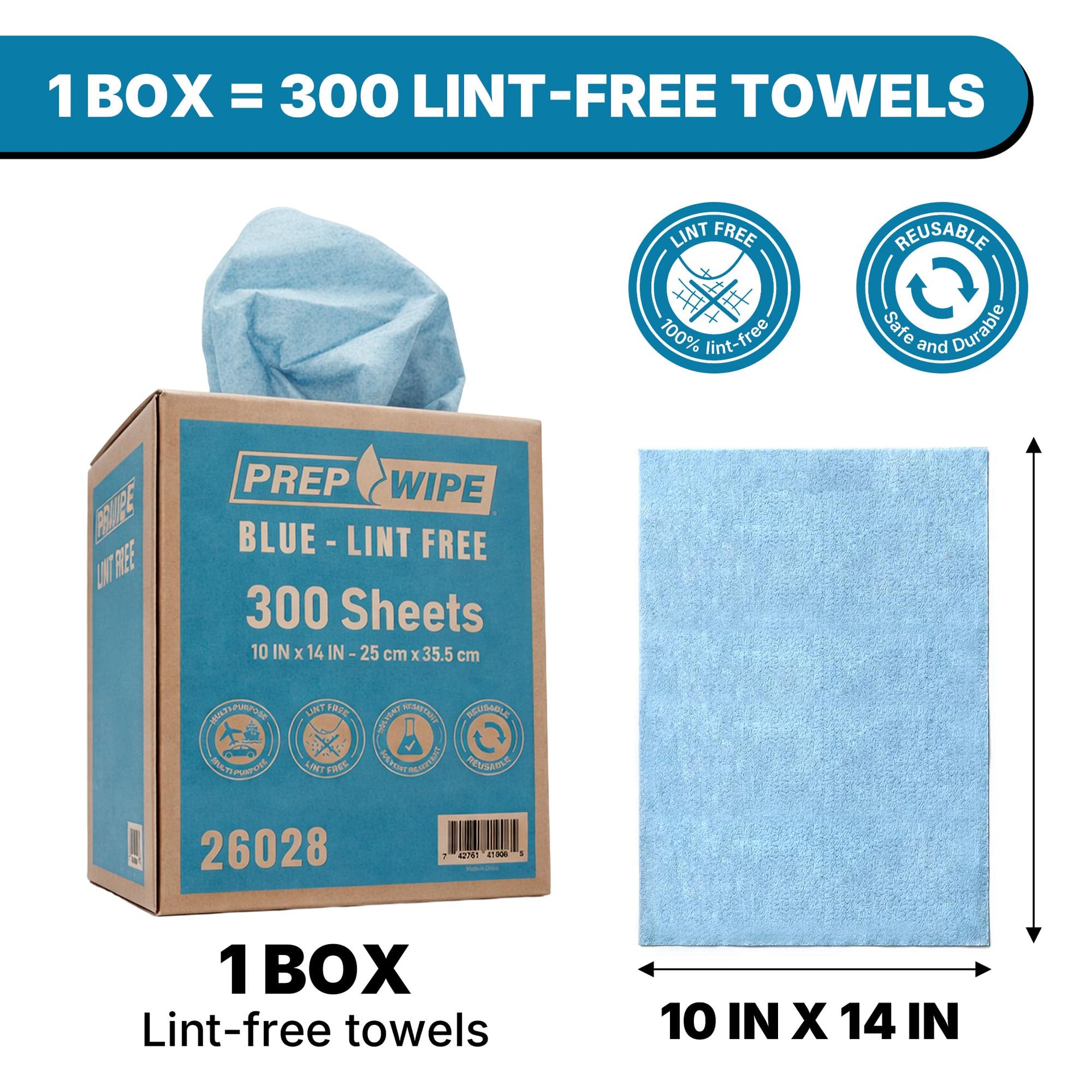 Prep Wipe Lint (300 Count)