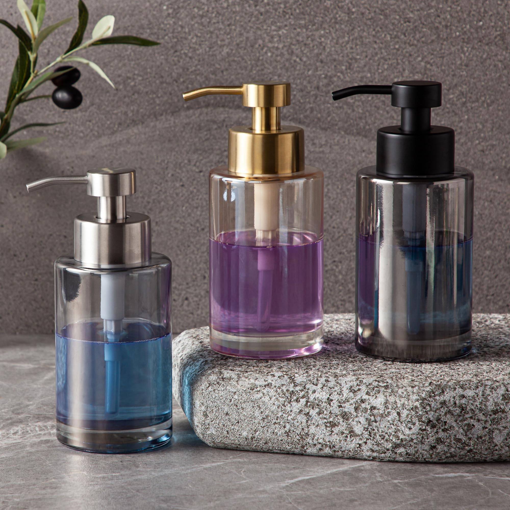 Silver Soap Dispenser