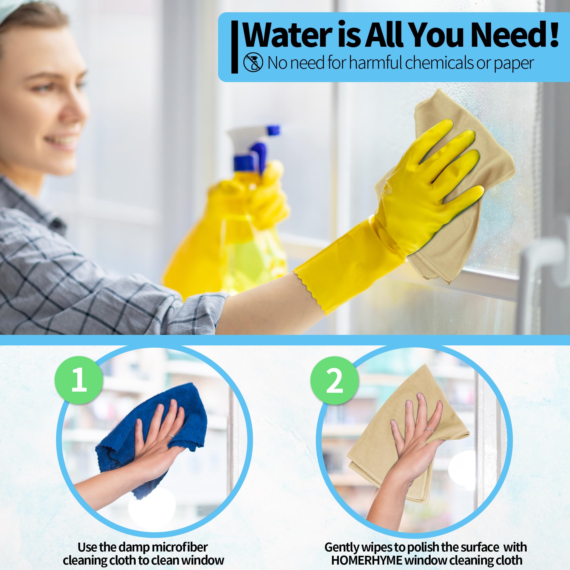 Microfiber Cleaning Cloth (10 Count)