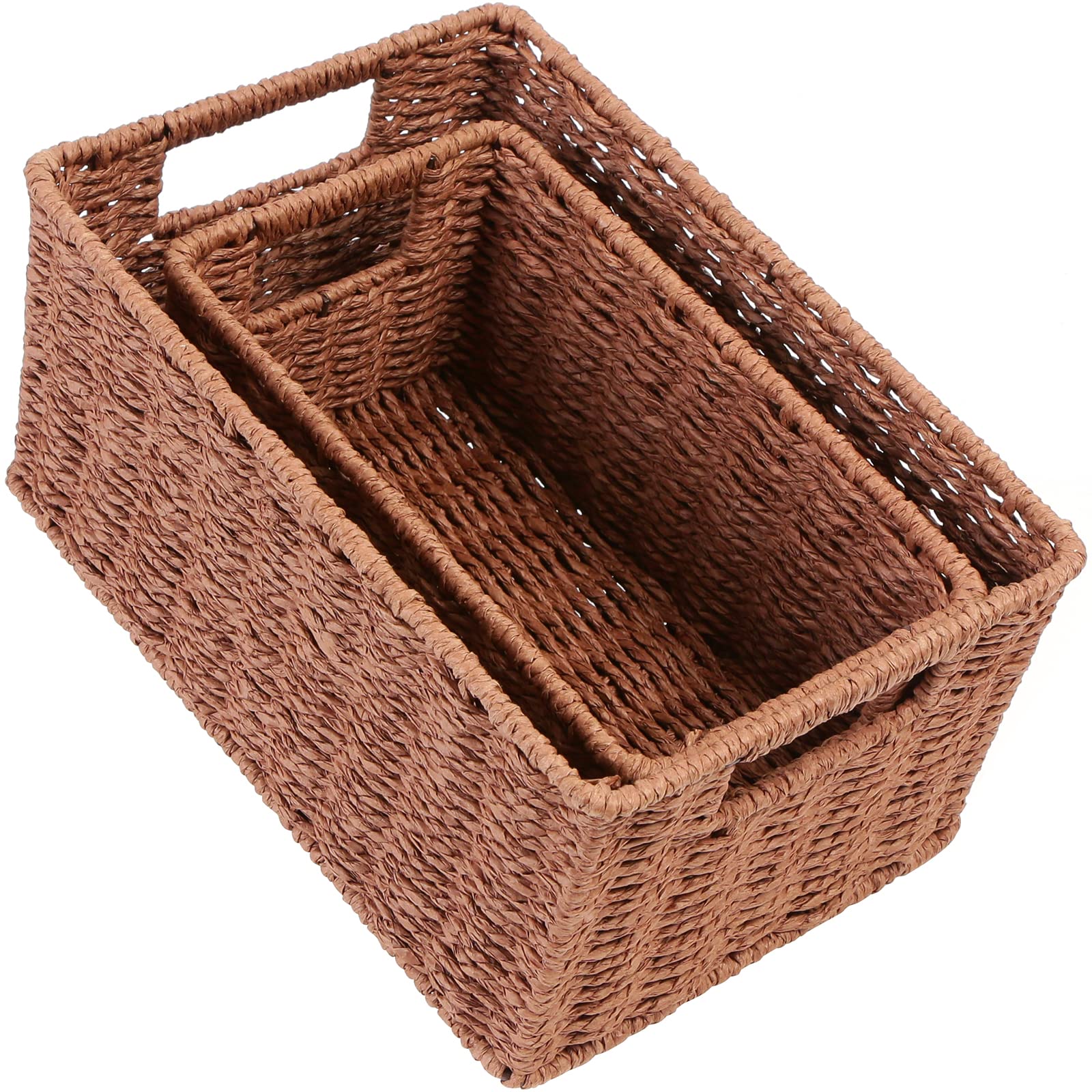 Woven Baskets for Storage (2 Count)