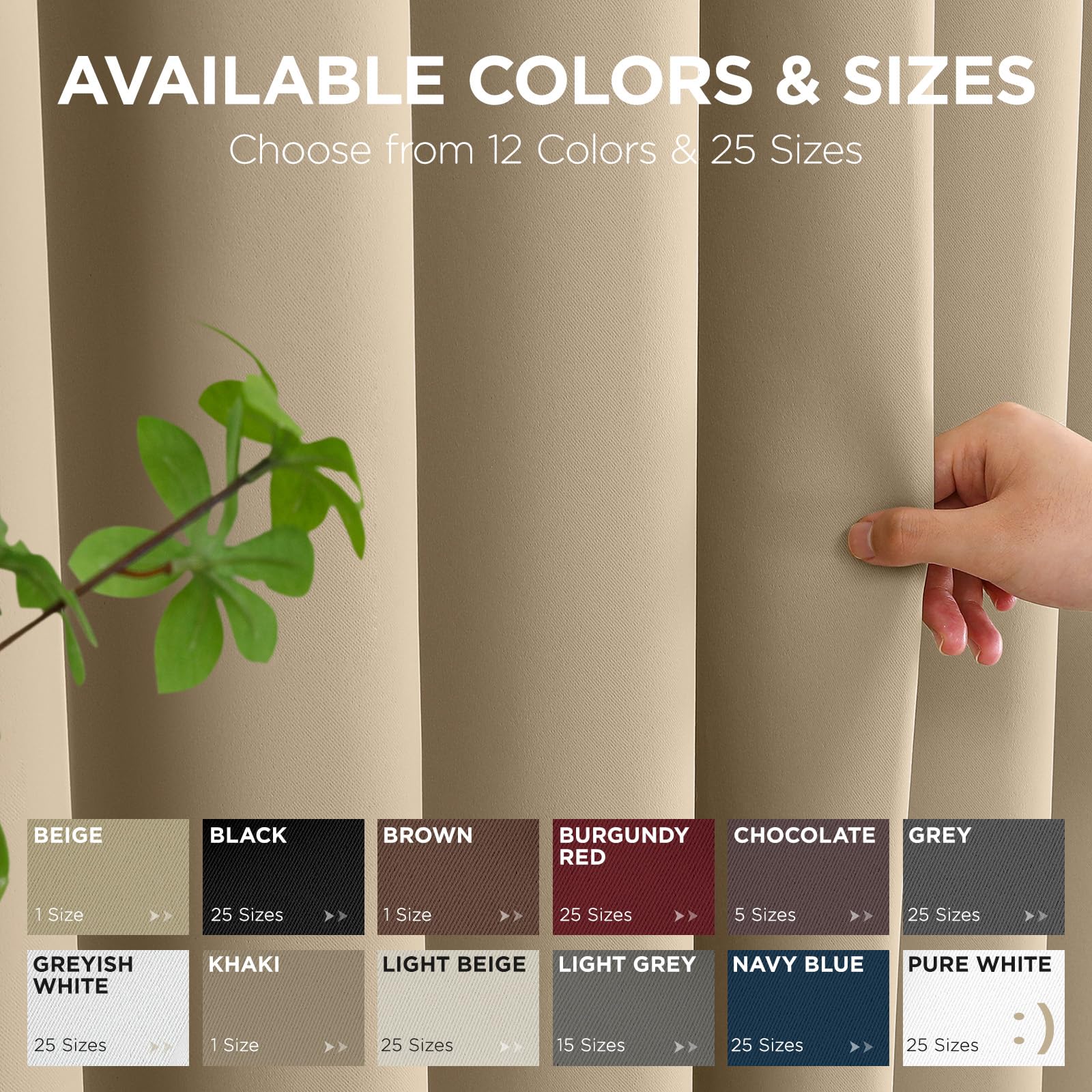 Door Curtain Blackout Curtains for Doorway Privacy Closet Drapes