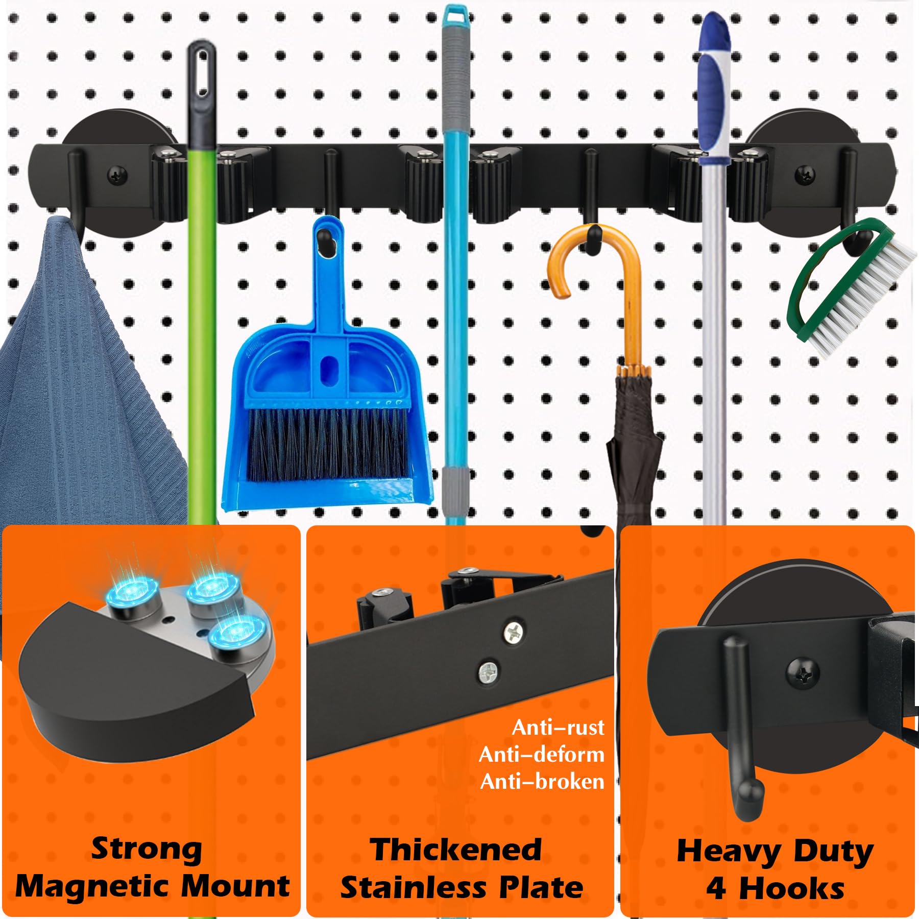Magnetic Broom Holder