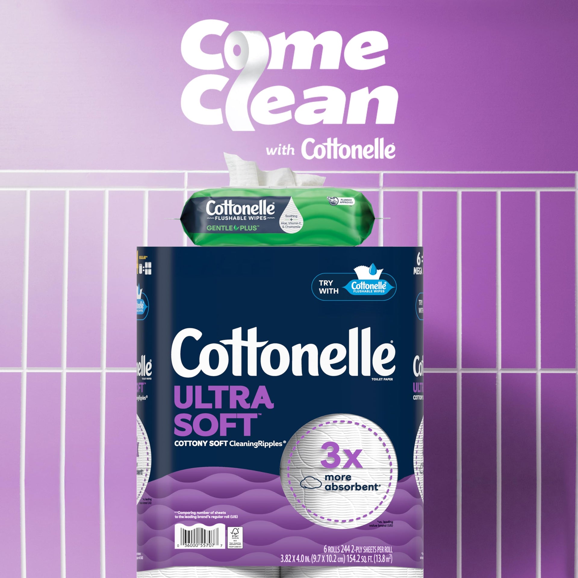 GentlePlus Flushable Wipes (672 Count)