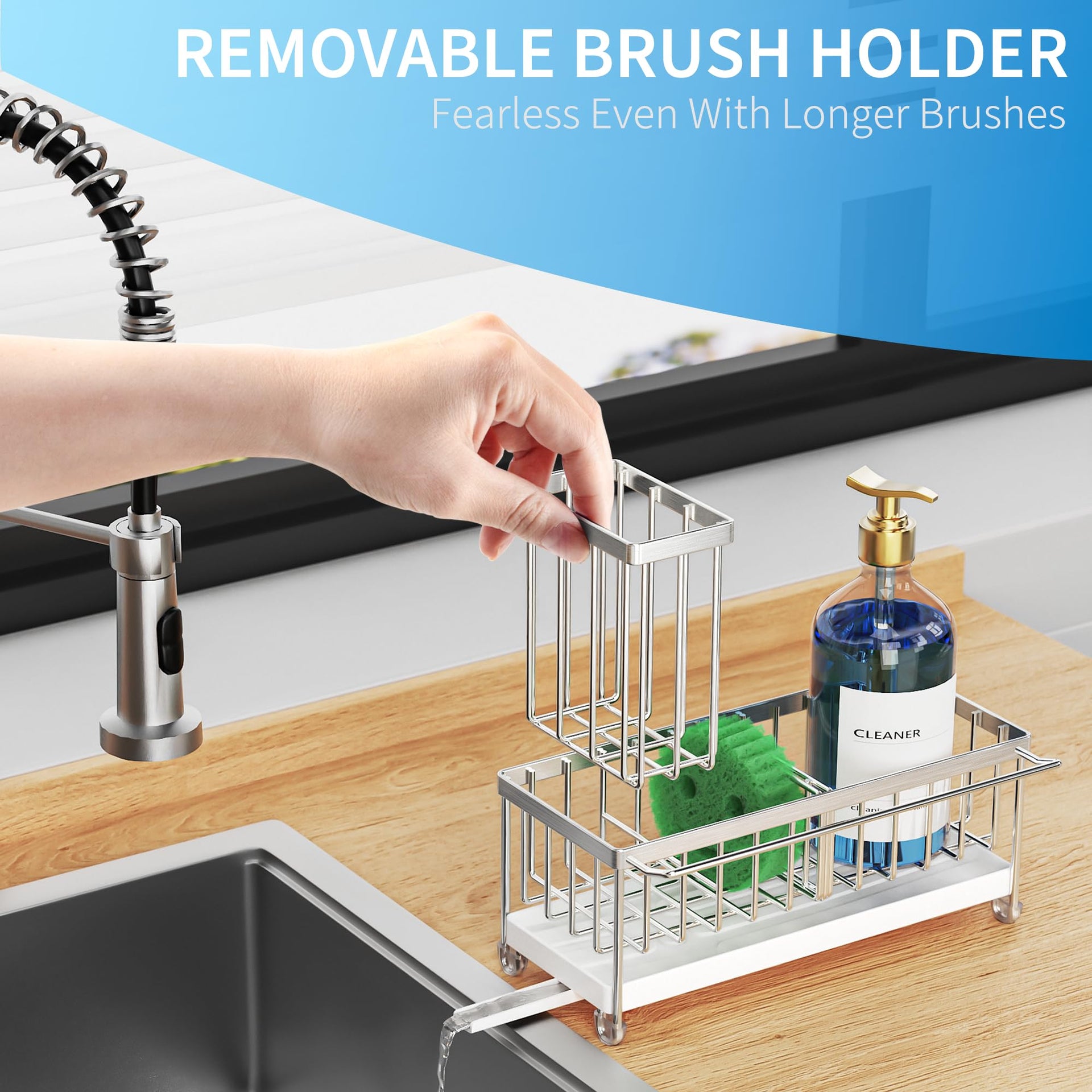 Sponge Holder for Kitchen Sink