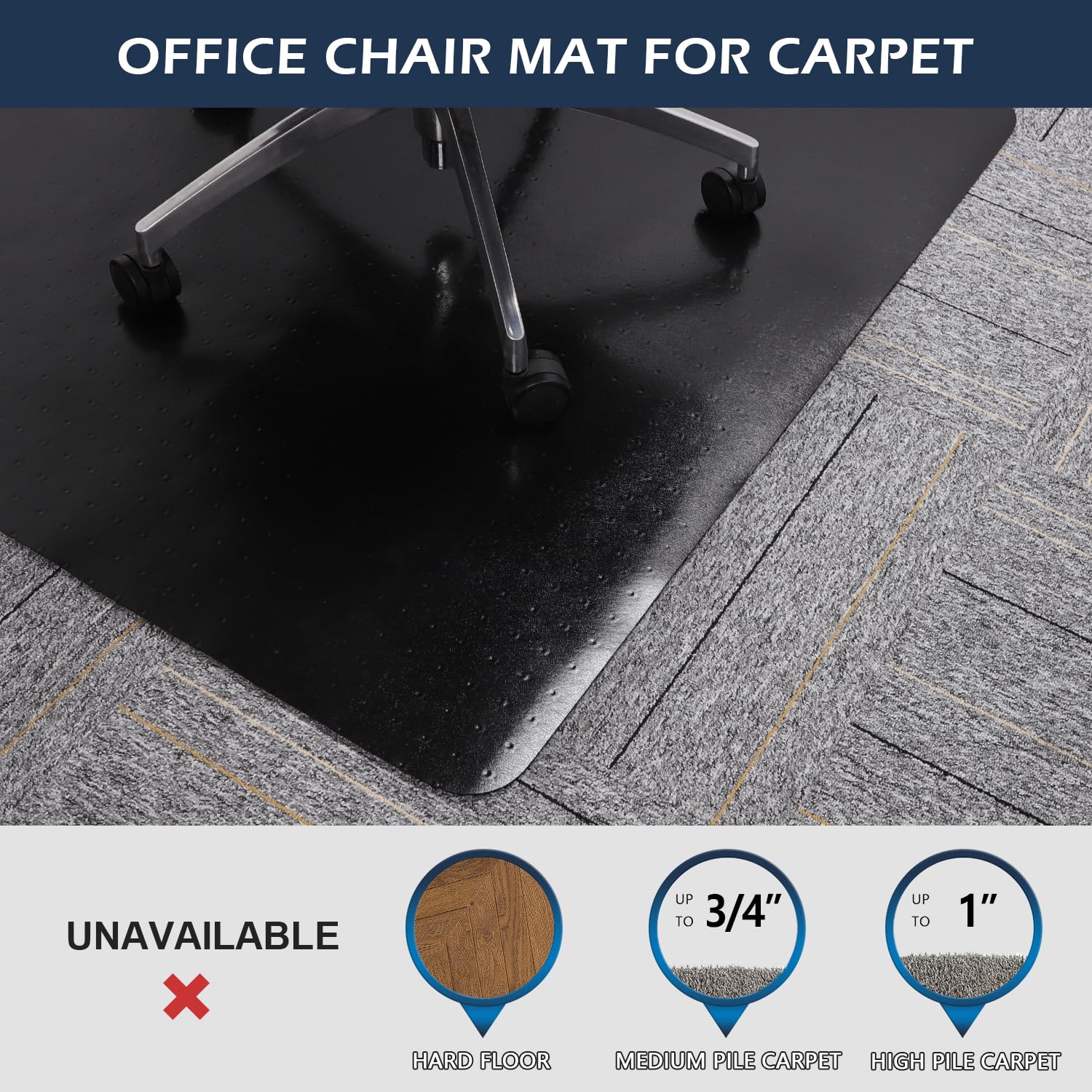 Chair Mat for Carpeted Floors
