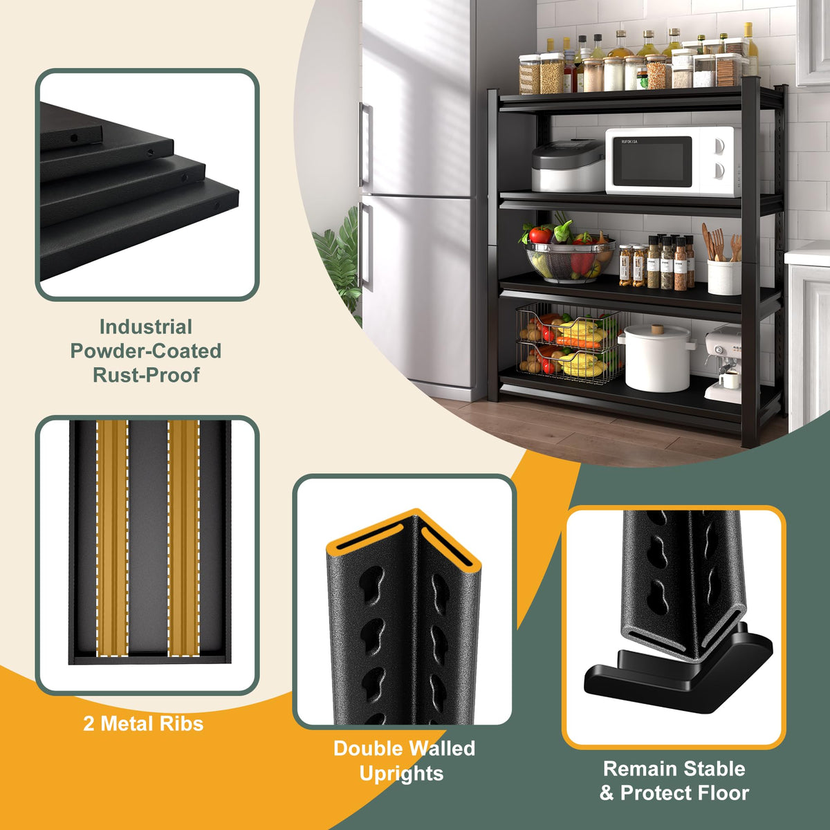 48" W Garage Shelving Heavy Duty