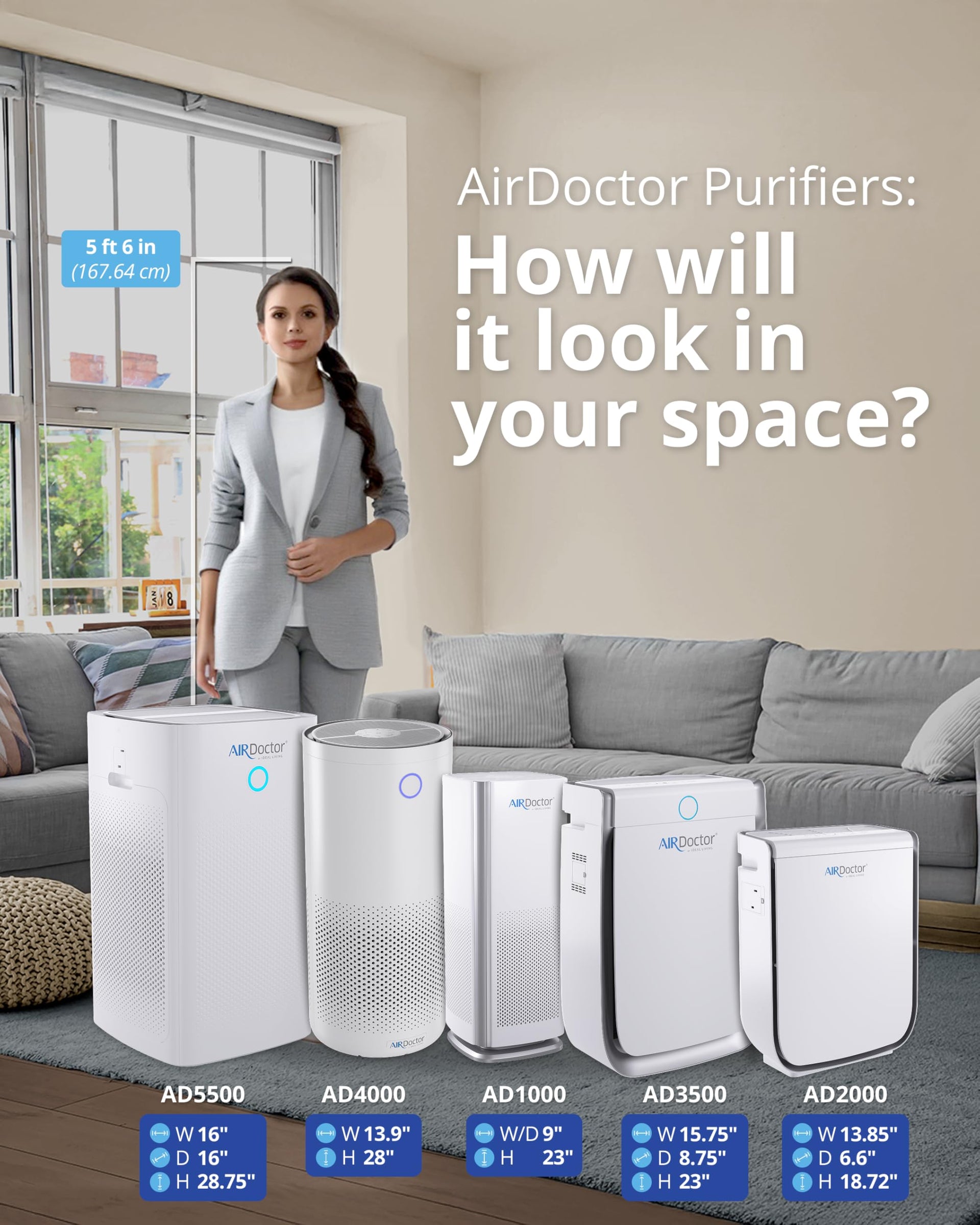 AD1000 HEPA Air Purifier