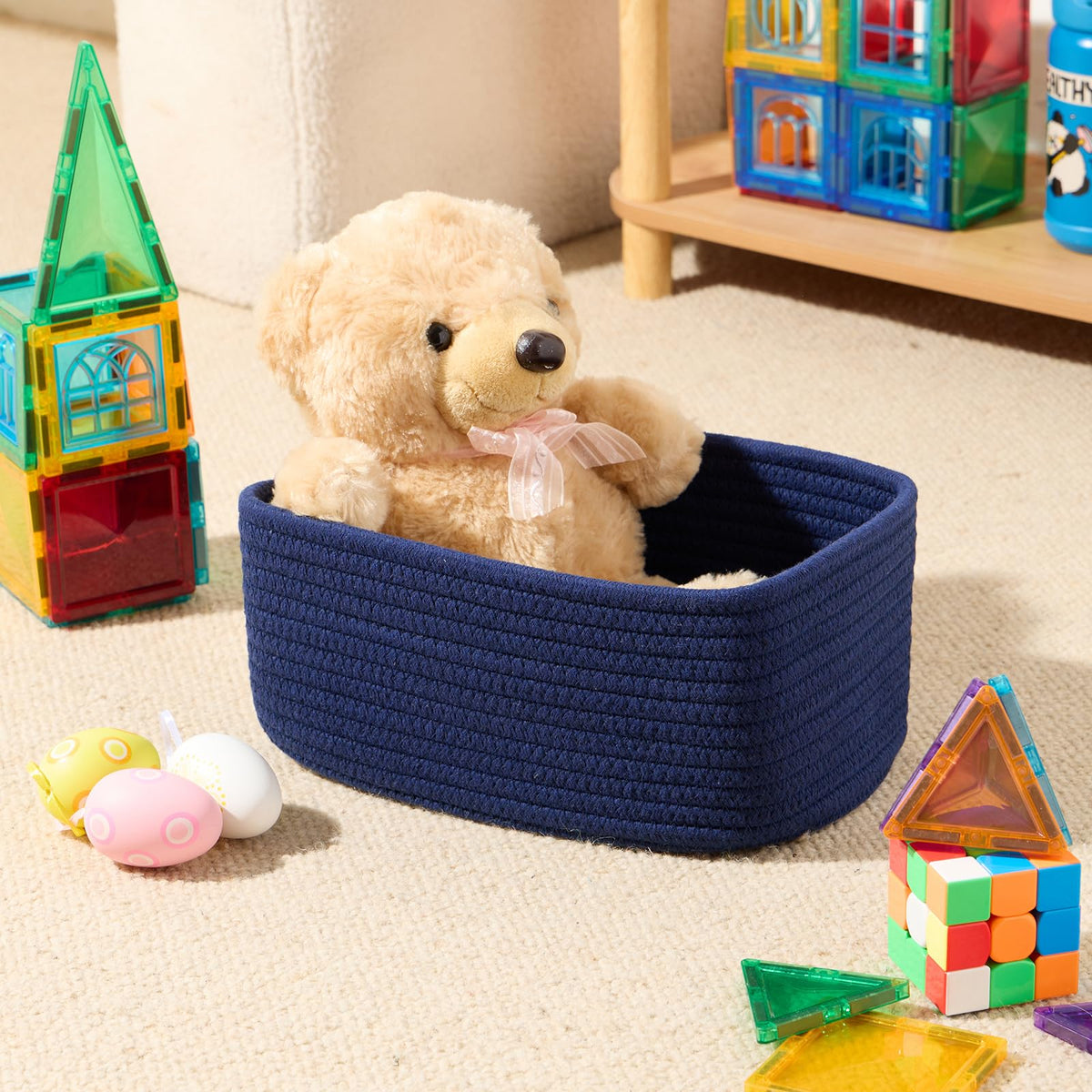 Small Storage Baskets for Organizing (4 Count)