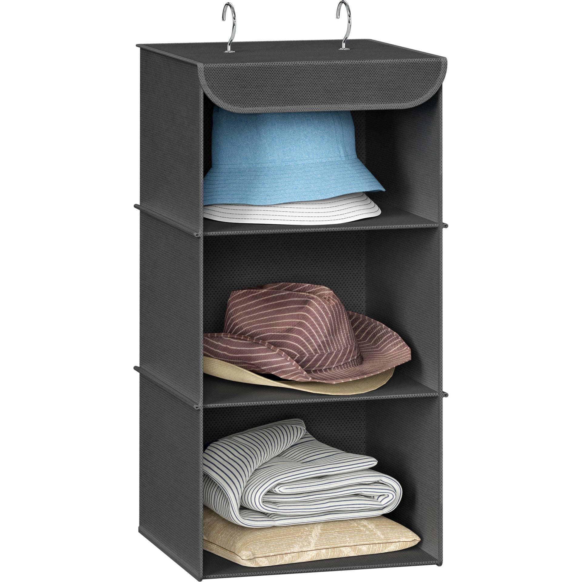 3 Shelf Hanging Closet Organizer