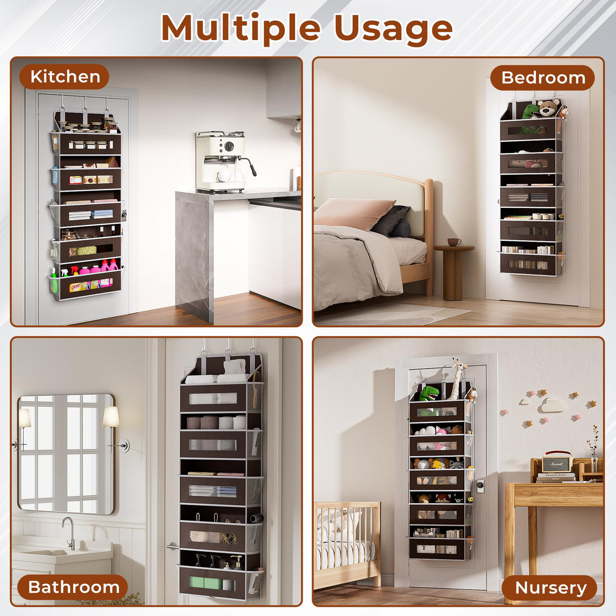 5 Tier Over The Door Organizer Space