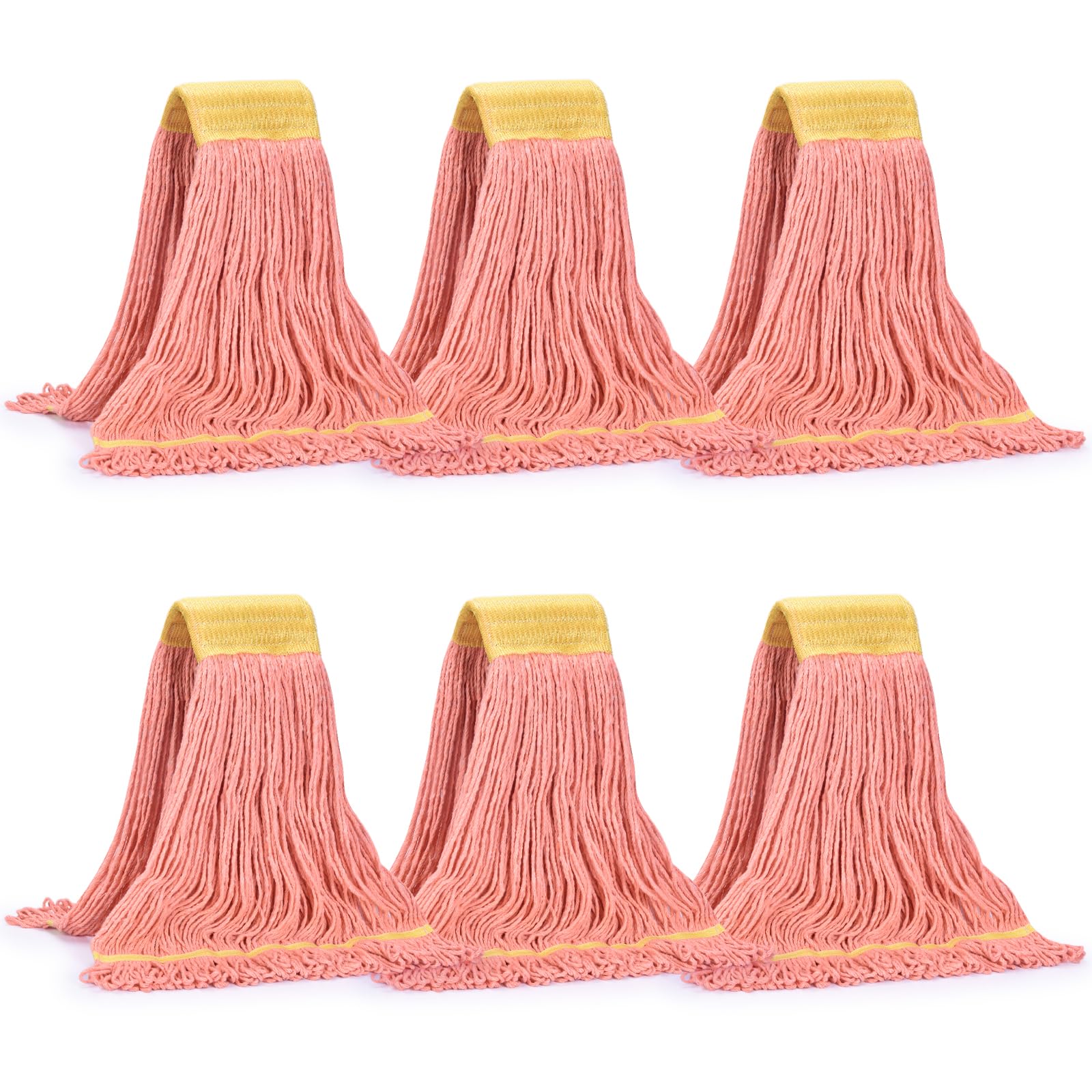 Matthew Cleaning Commercial Mop Head Replacement (6 Count)