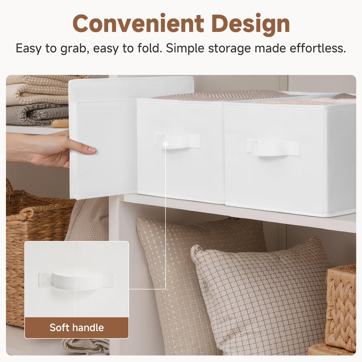 Closet Storage Bins (3 Count)