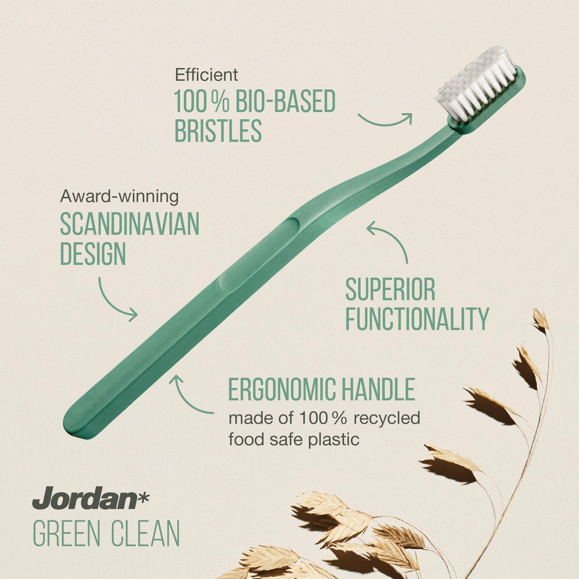 Green Clean Manual Toothbrush (4 Count)