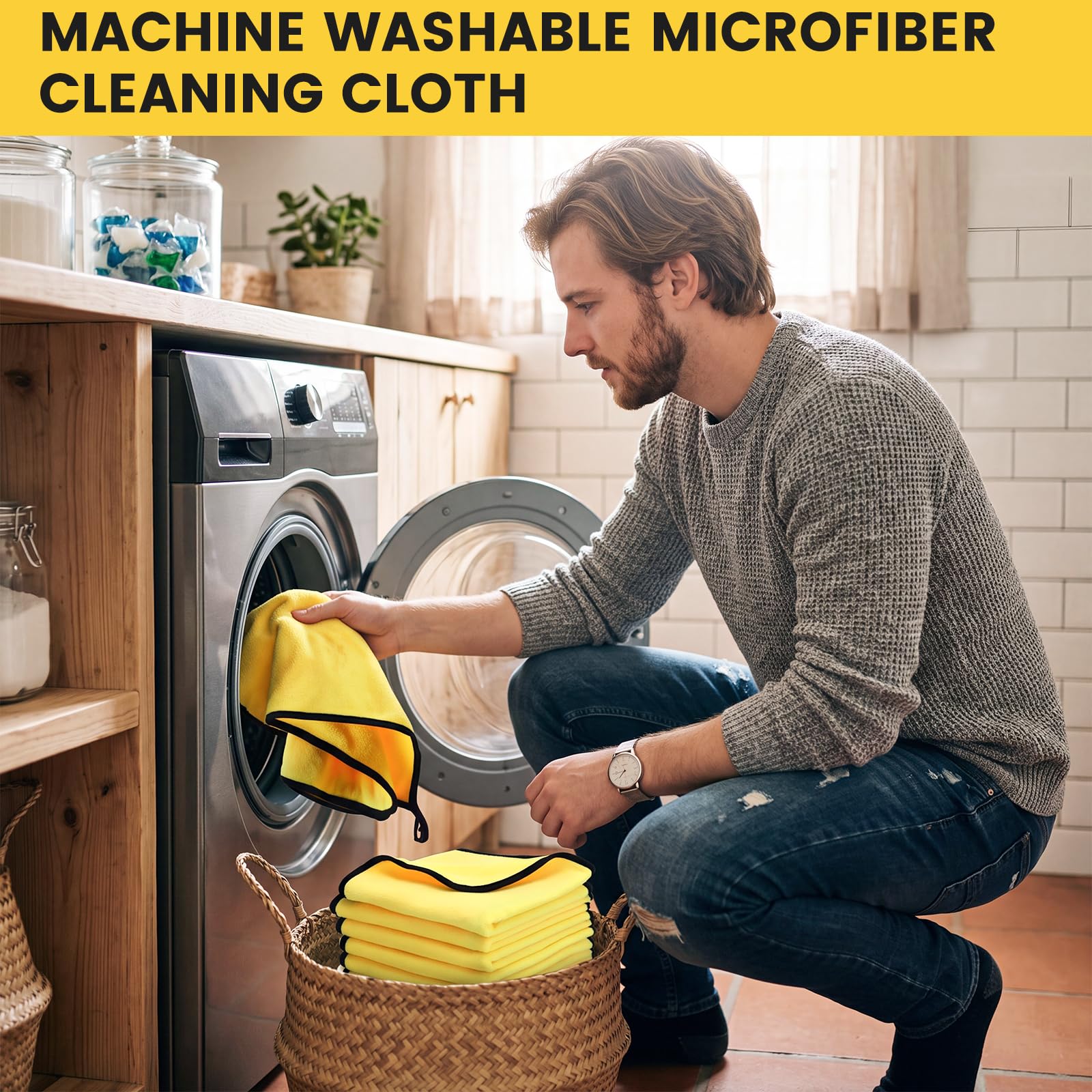 18 Pcs Microfiber Towels (18 Count)