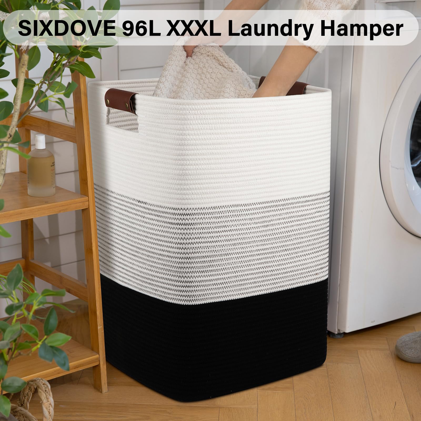 Laundry Hamper 96L Extra Large Laundry Basket