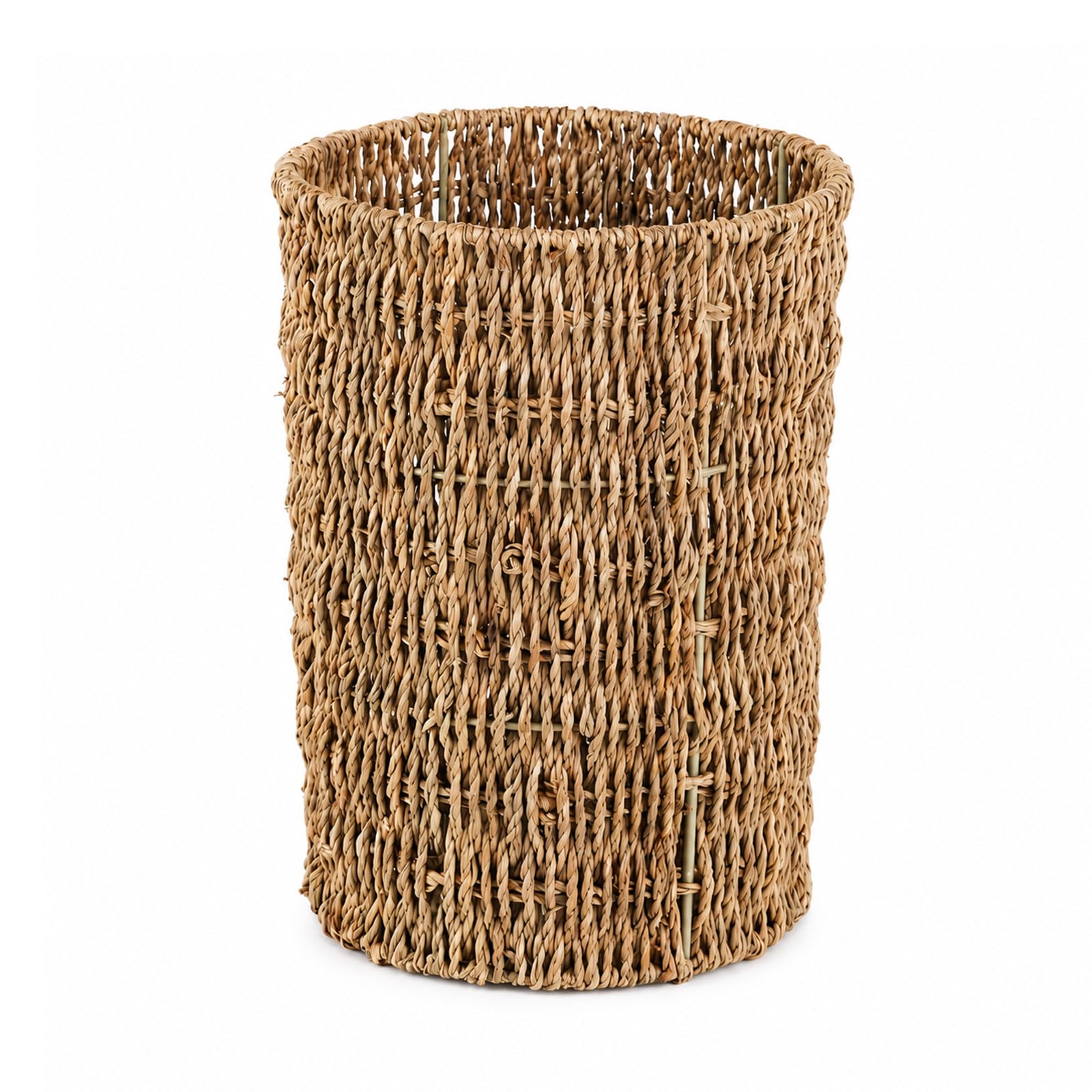 Wicker Trash Can