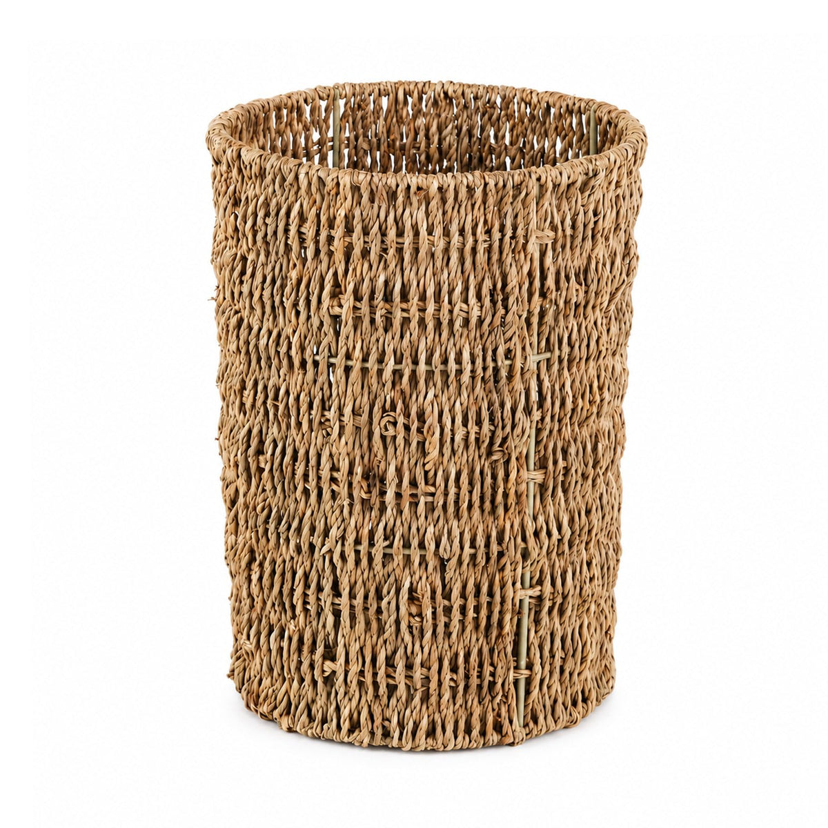 Wicker Trash Can