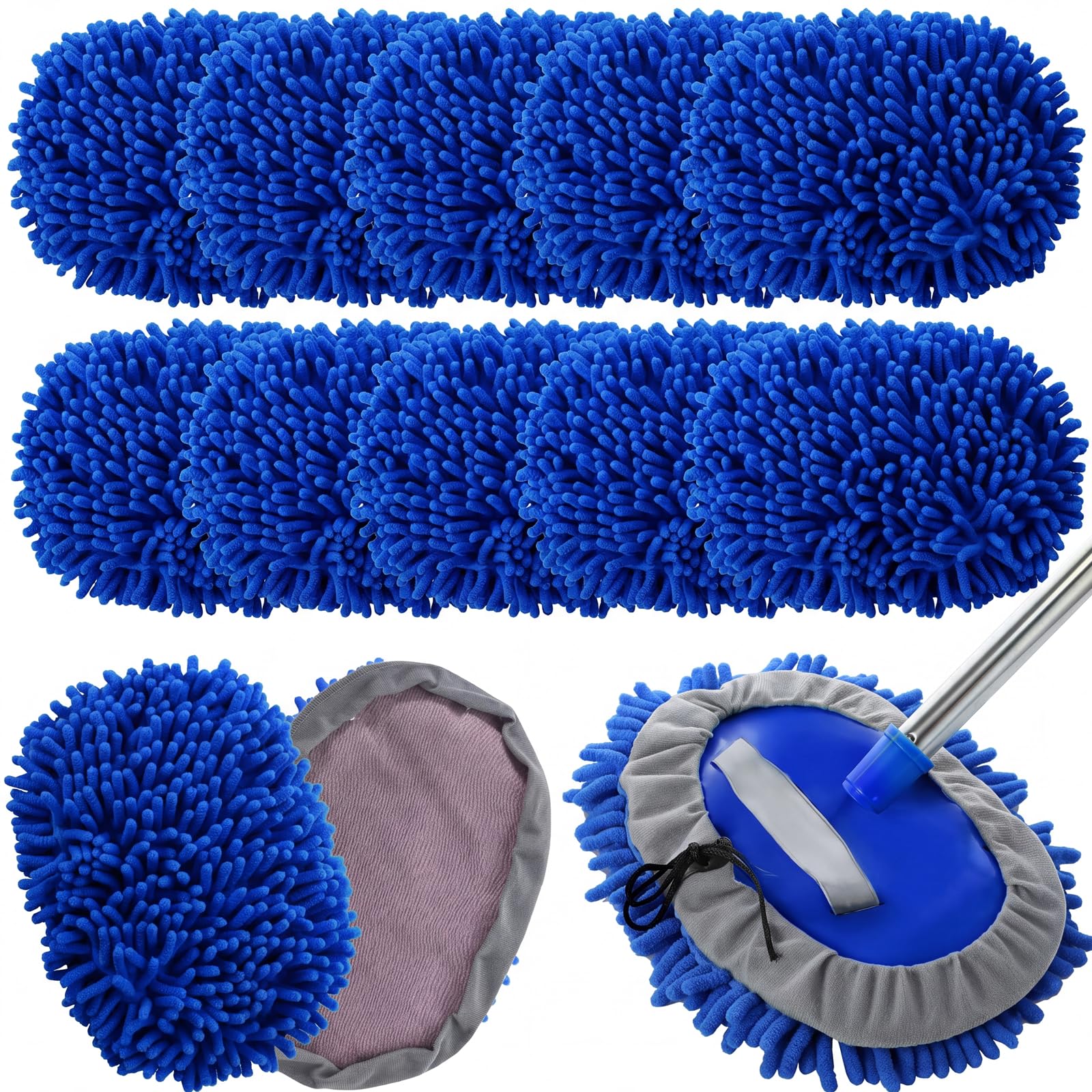 10 Pcs Car Wash Mitt Set (10 Count)
